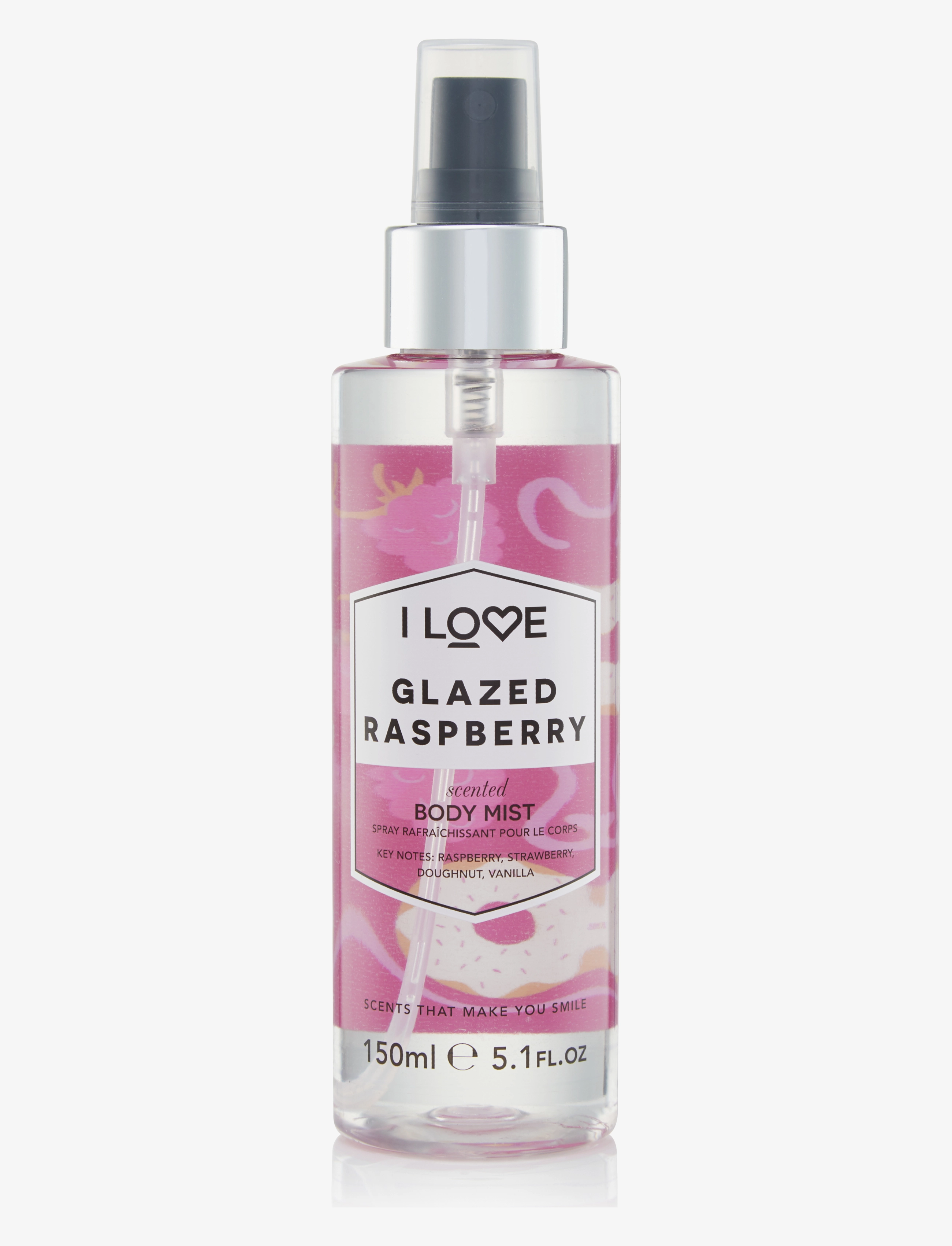 I LOVE I LOVE Signature Body Mist Glazed Raspberry 165ml - Mists - GLAZED RASPBERRY / clear