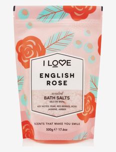 I LOVE Signature Bath Salts English Rose 500g, I LOVE