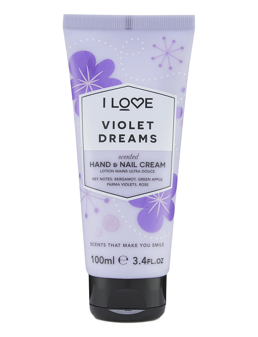 I LOVE - I LOVE Signature Hand & Nail Cream Violet Dreams - kätekreemid - violet dreams - 0