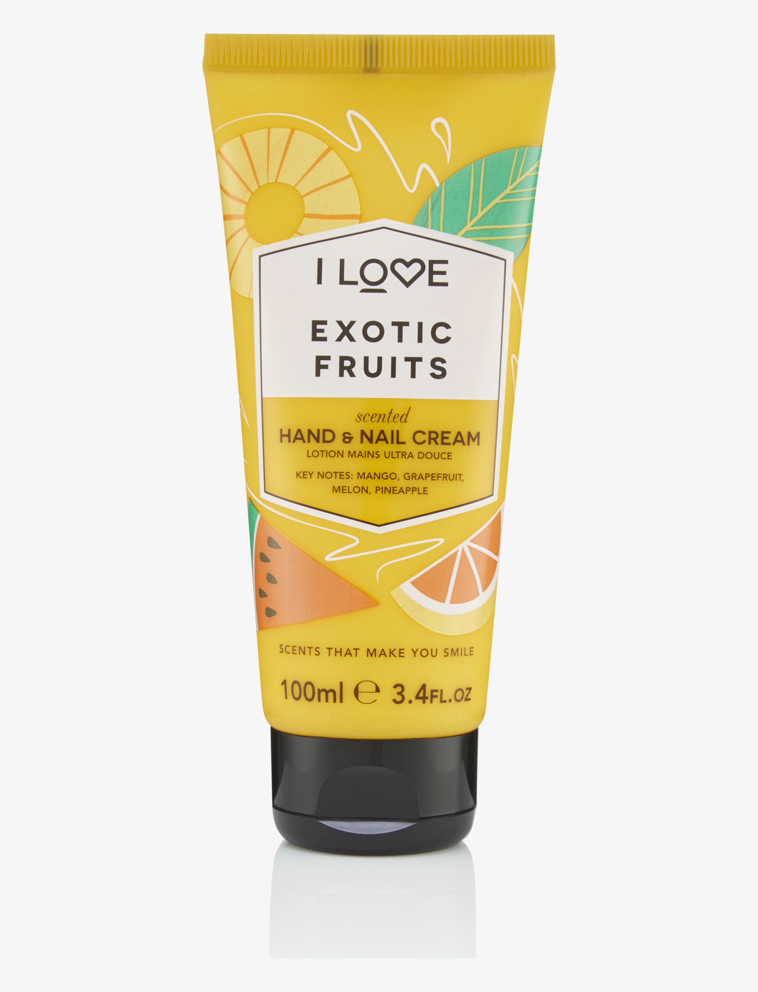 I LOVE I LOVE Signature Hand & Nail Cream Exotic Fruit - Beauty - Miehet - EXOTIC FRUIT / clear