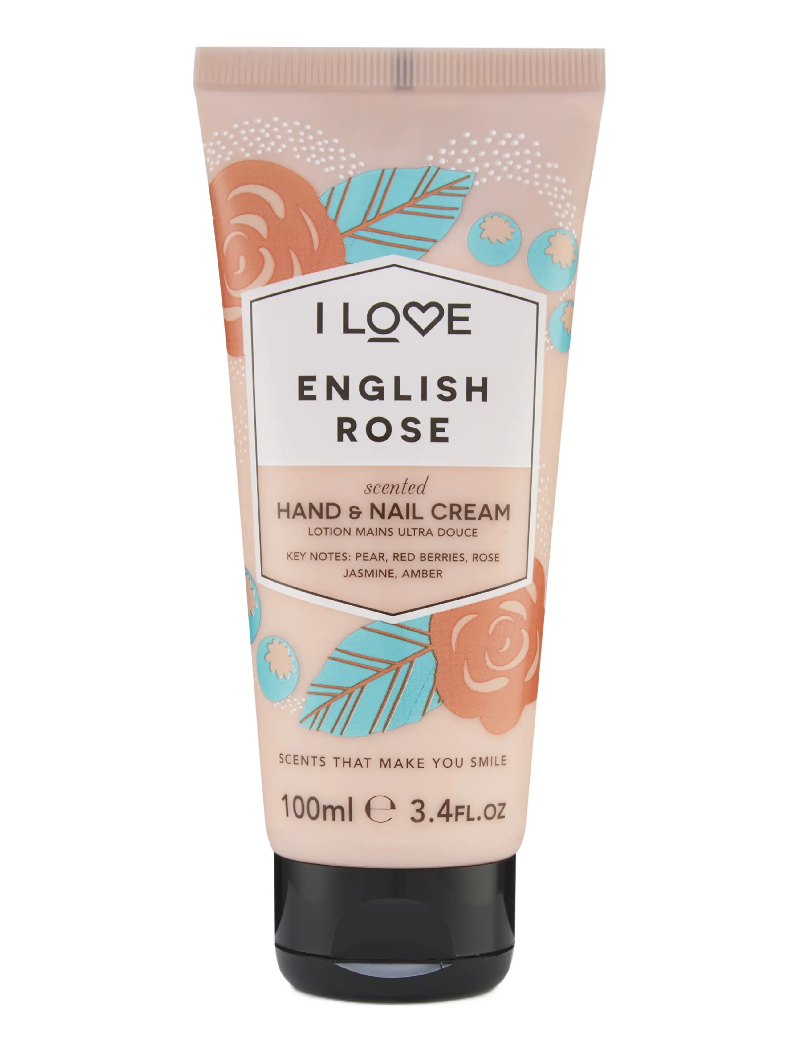 I LOVE I Love Signature Hand & Nail Cream English Rose, 100 ml, Nude, Håndpleje > Håndcreme, Dame