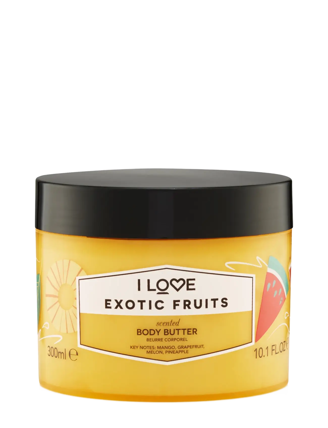 I LOVE I Love Signature Indulgent Body Butter Exotic Fruit 330ml, 330 ml, Nude, Krop > Kropssmør, Dame