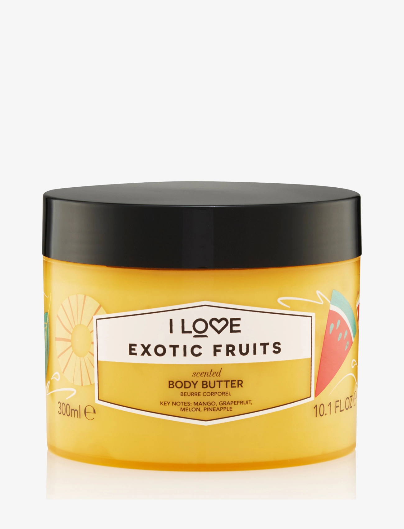 I LOVE I LOVE Signature Indulgent Body Butter Exotic Fruit 330ml - Hudvård - EXOTIC FRUIT / clear