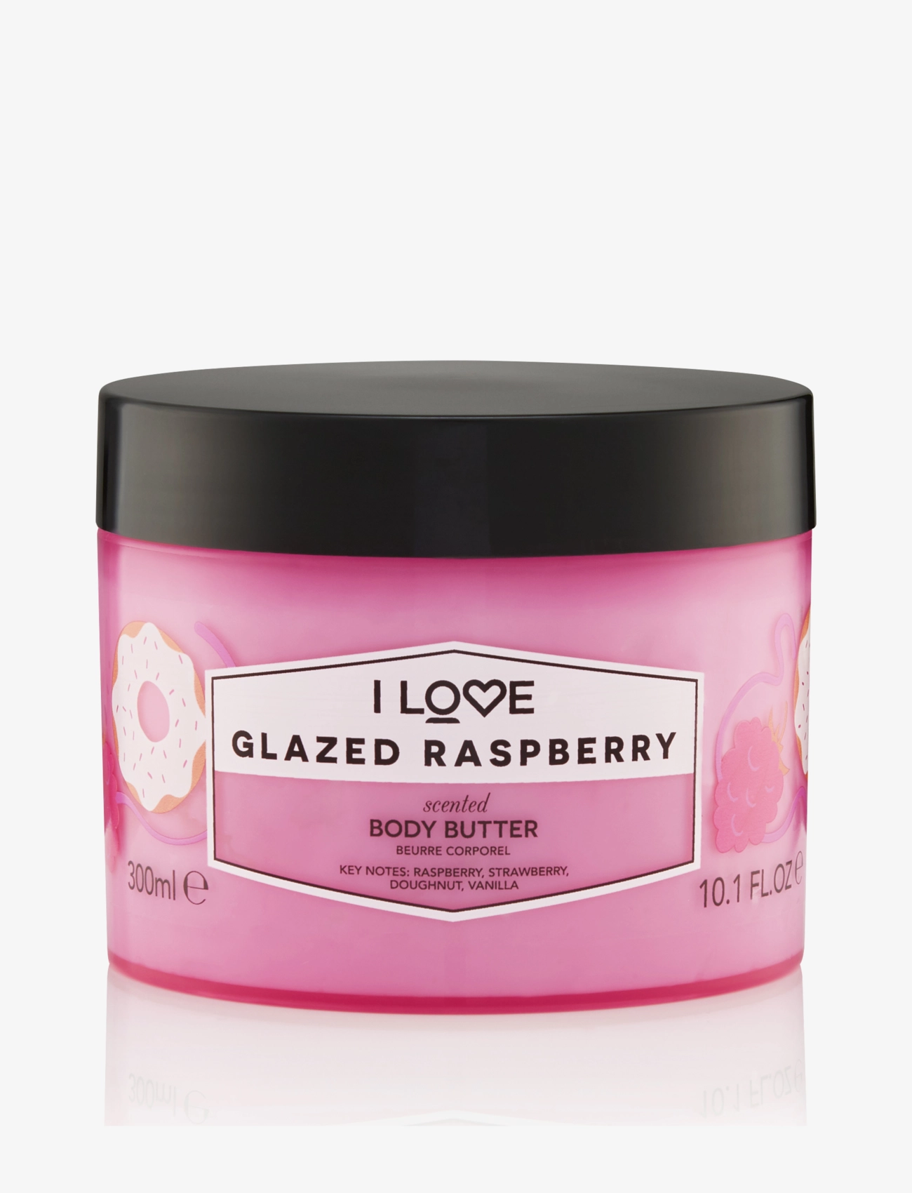I LOVE I LOVE Signature Indulgent Body Butter Glazed Raspberry 330ml - Hudvård - GLAZED RASPBERRY / clear