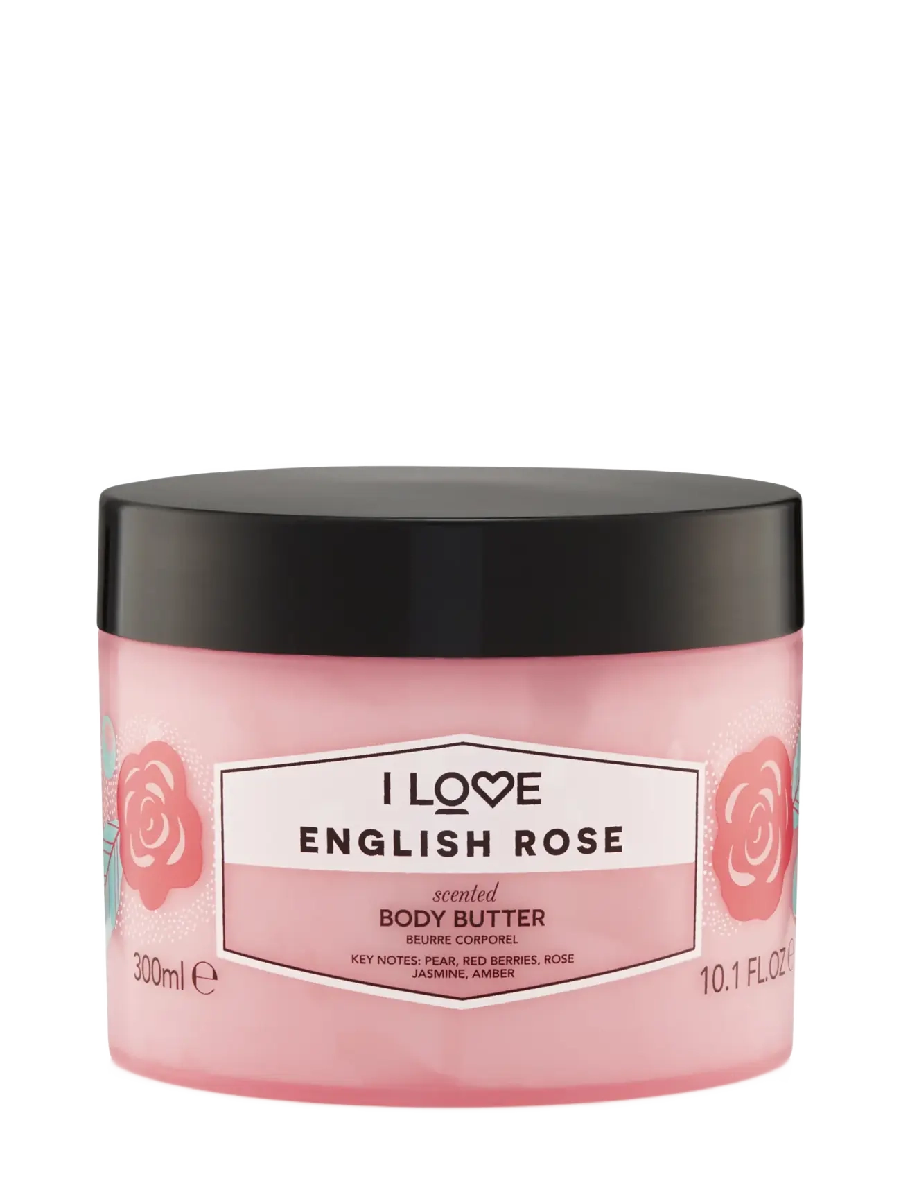 I LOVE I Love Signature Indulgent Body Butter English Rose 330ml, 330 ml, Nude, Krop > Kropssmør, Dame