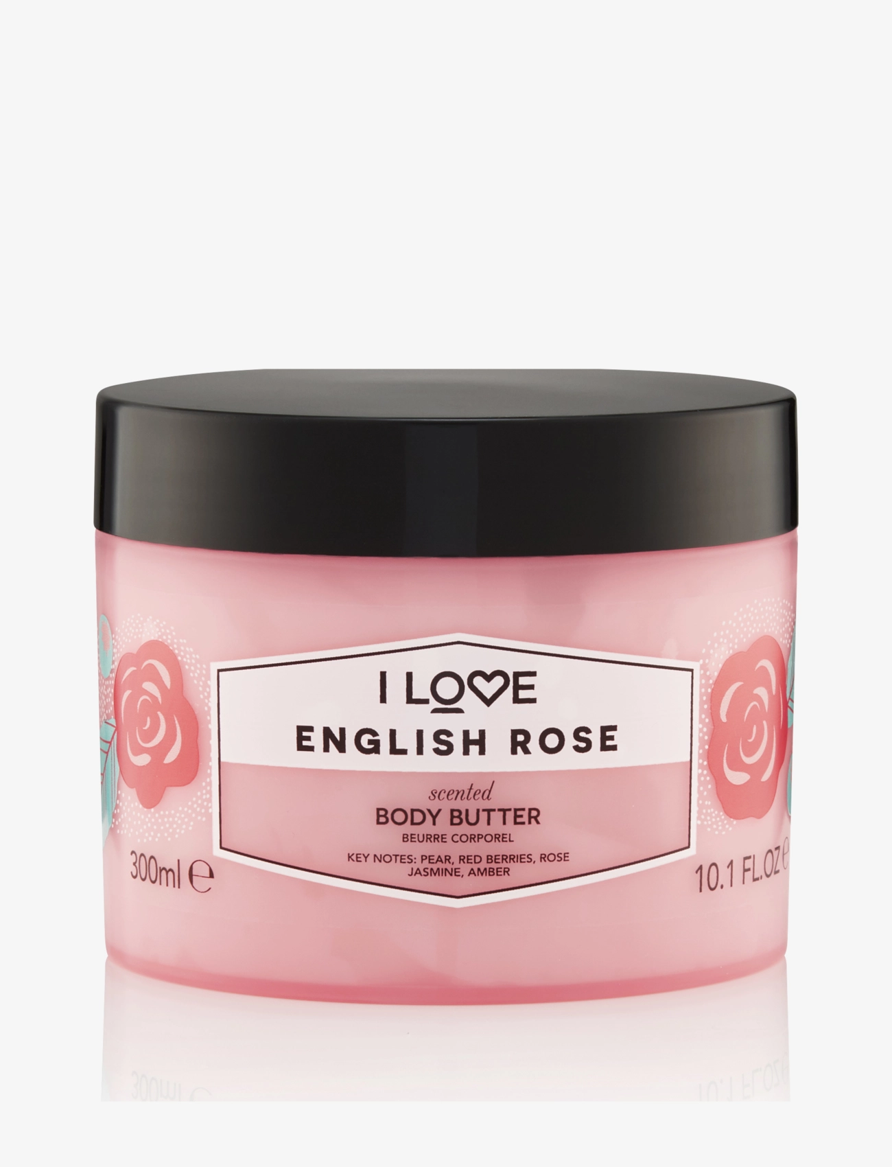 I LOVE I LOVE Signature Indulgent Body Butter English Rose 330ml - Hudvård - ENGLISH ROSE / clear