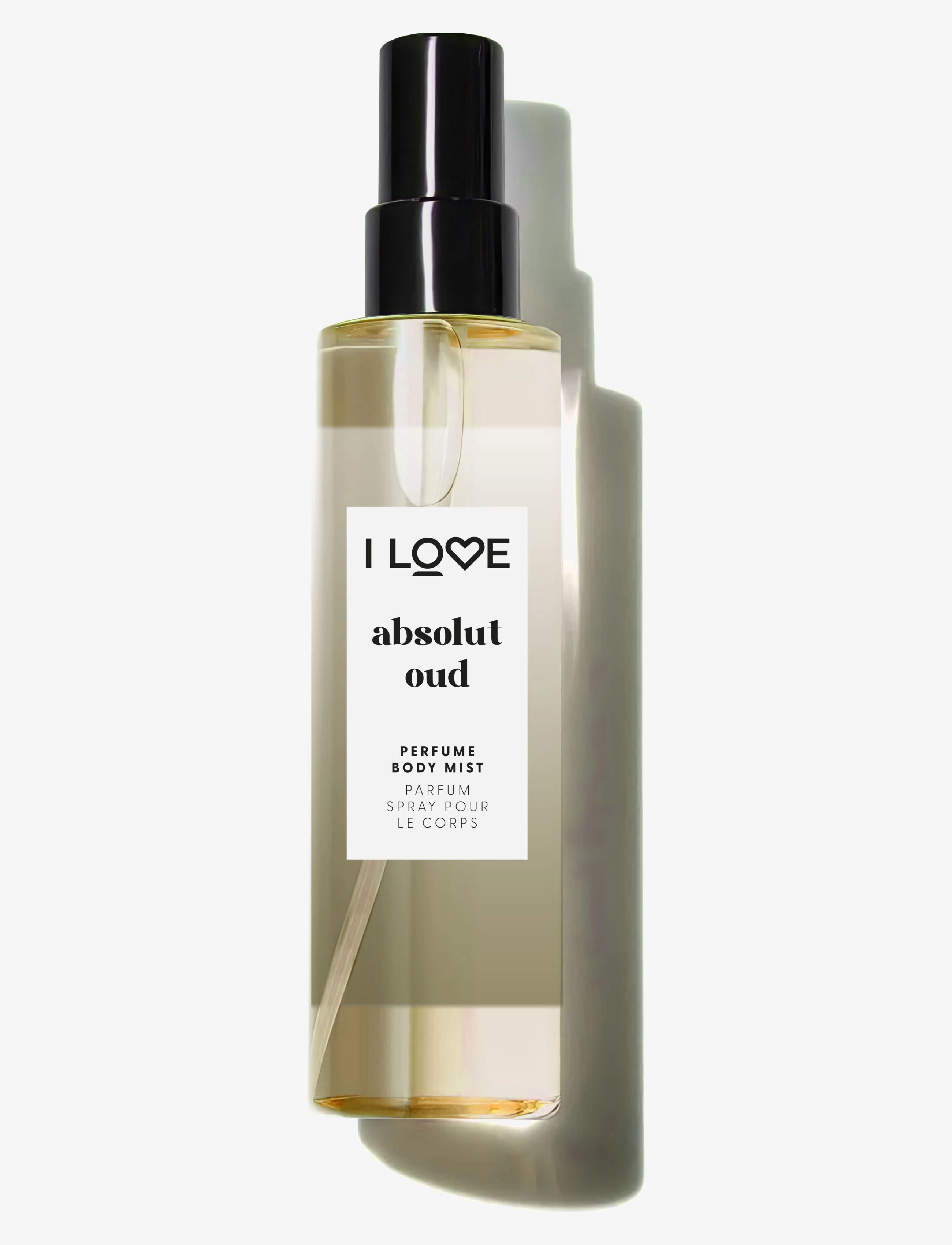 I LOVE Body Mist Absolut Oud, Tåge, Nude, Str: 200 ML