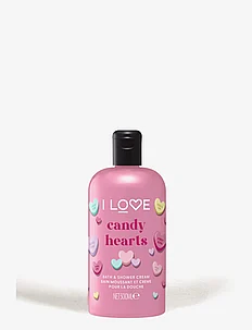 I LOVE Seasonal Scented Bath and Shower Creams Candy Hearts, I LOVE