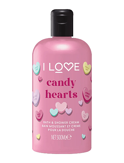 I Love Seasonal Scented Bath And Shower Creams Candy Hearts - Shower Gel
