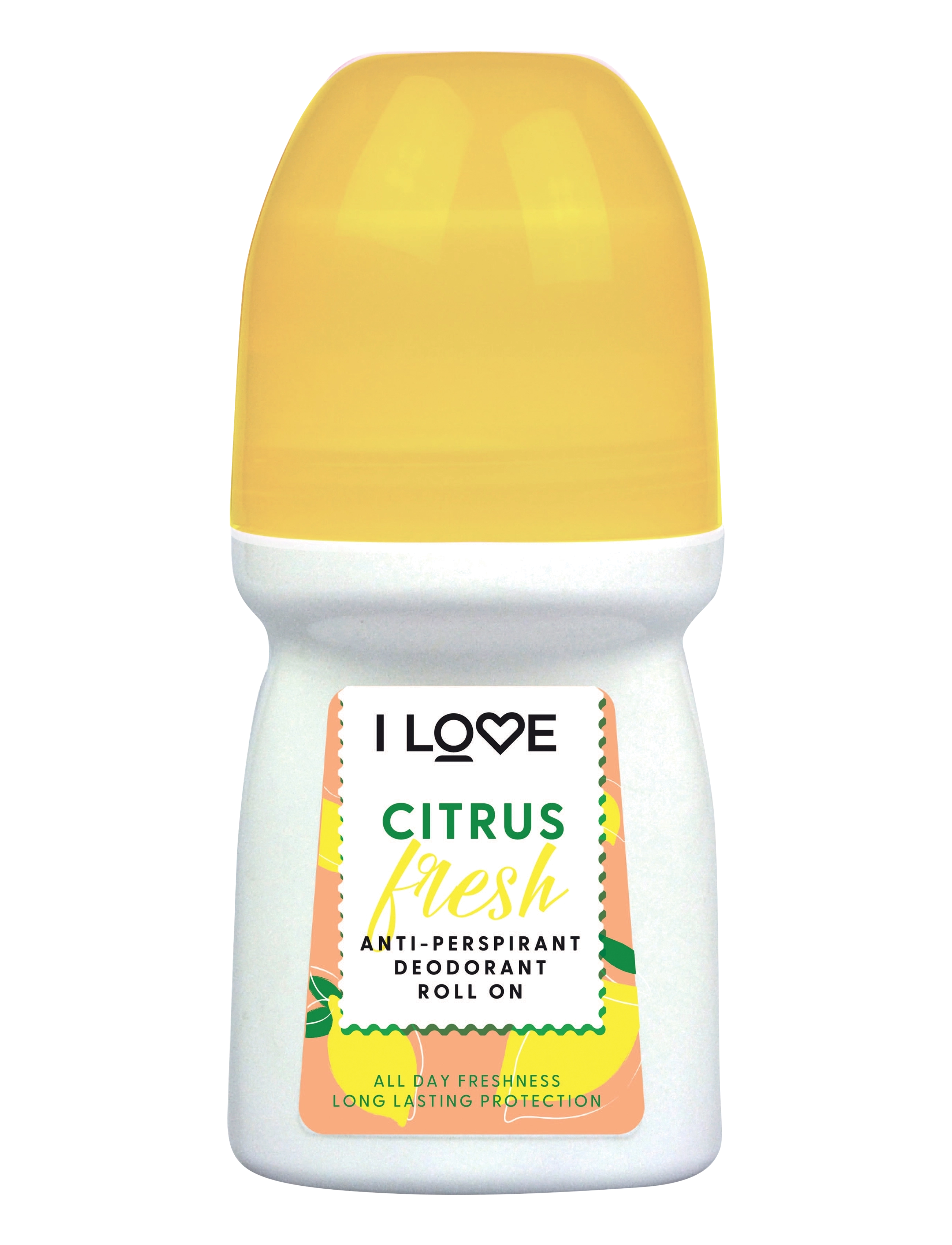 I LOVE I Love Citrus Fresh Anti Perspirant Deodorant Roll On 50ml - Skønhed - CLEAR / undefined