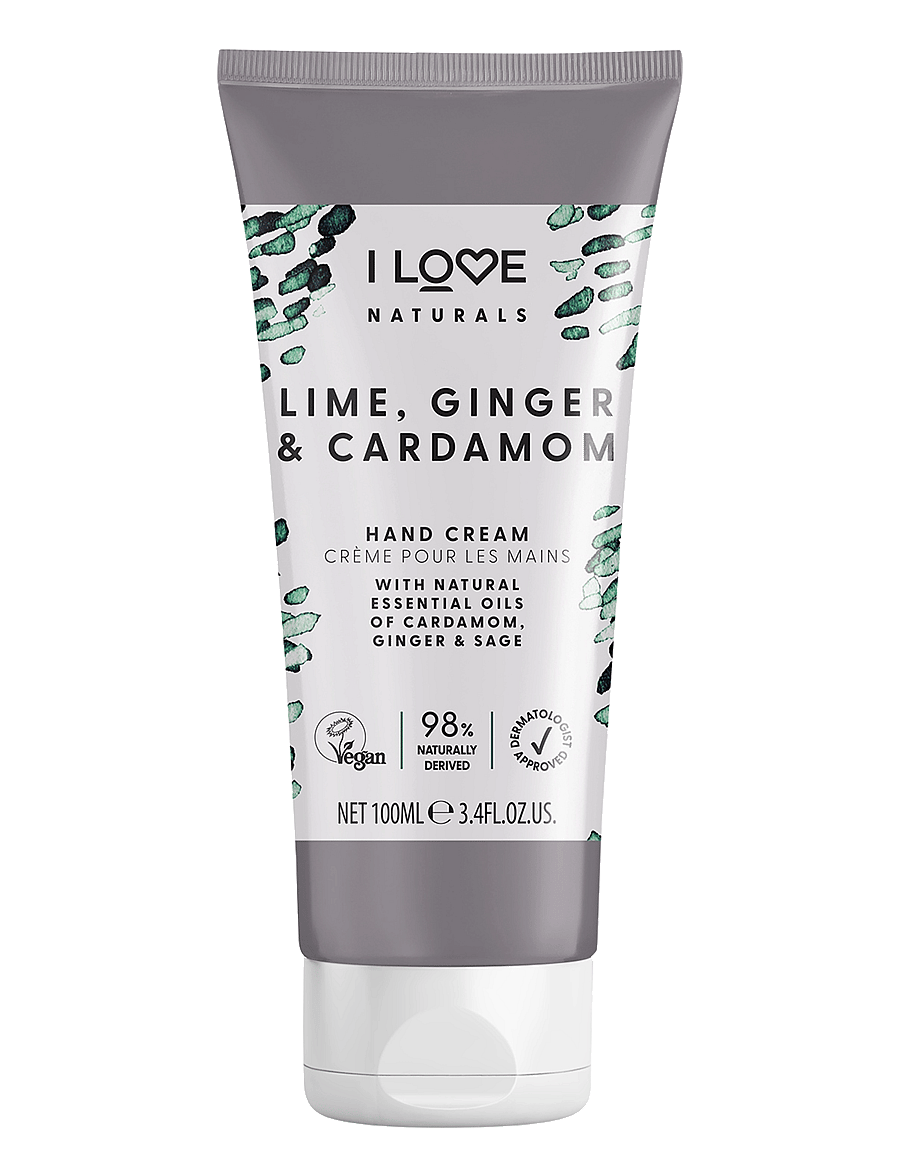 I LOVE - I LOVE Naturals Lime, Ginger & Cardamon Hand Cream - kätekreemid - lime, ginger & cardamon - 0
