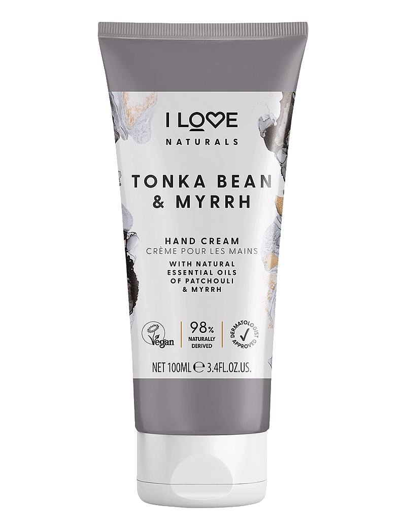 I LOVE - I LOVE Naturals Tonka Bean & Myrrh Hand Cream - kätekreemid - tonka bean & myrrh - 0
