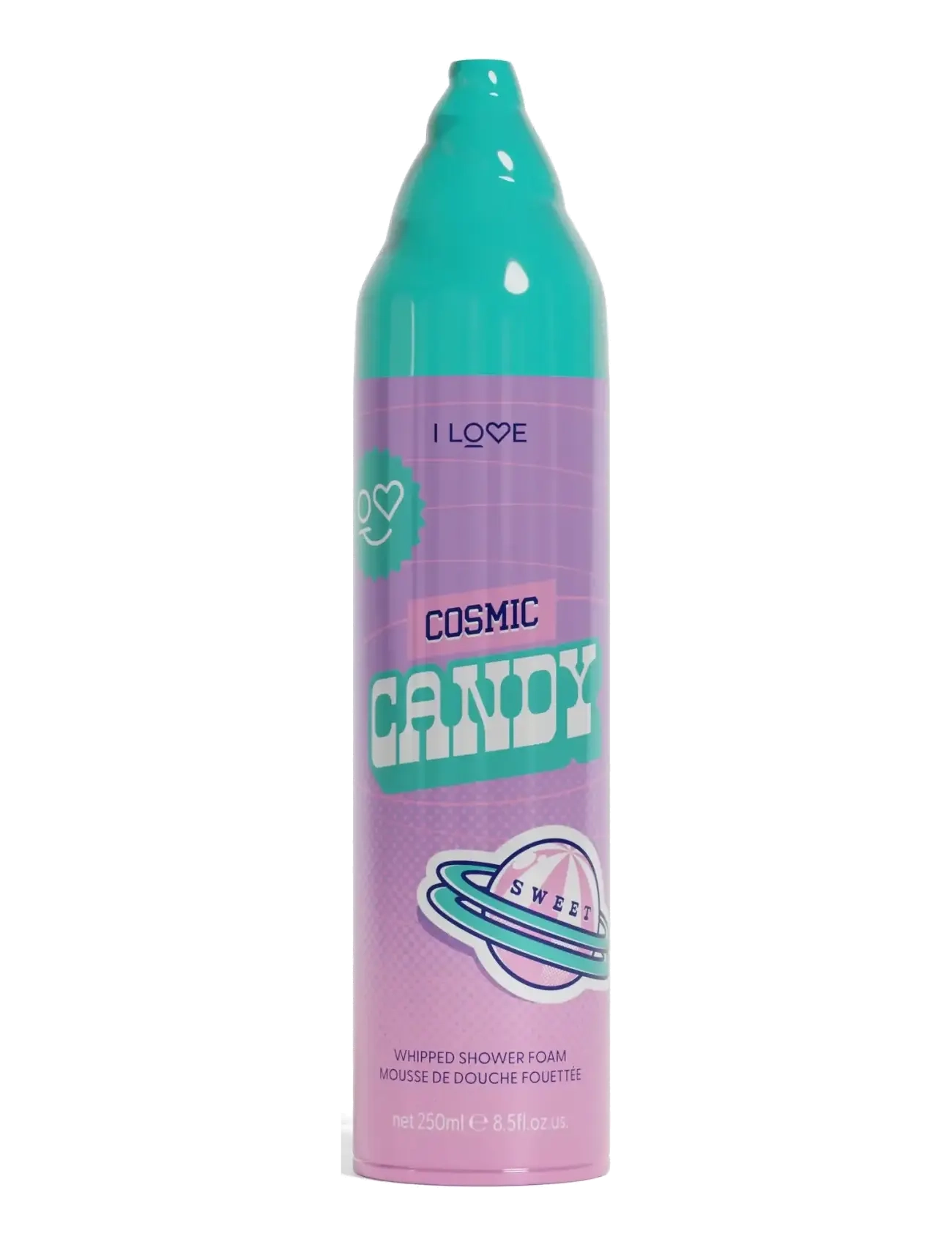 I LOVE Cosmic Candy Whipped Shower Foam, Badekar og bruser, Pink, Str: 250 ML