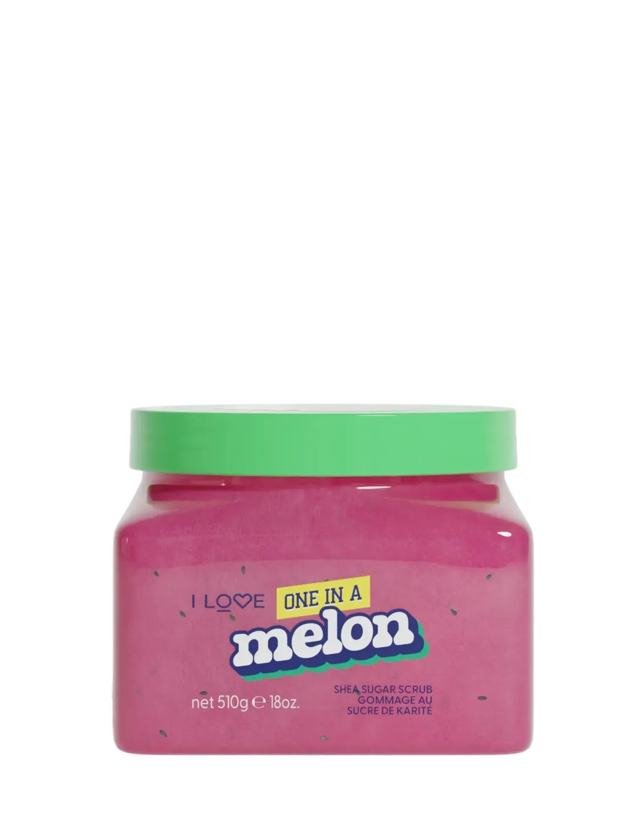 I LOVE I Love One In A Melon Shea Sugar Scrub, 510 G, Pink, Krop > Scrub Og Eksfolierende Midler, Dame