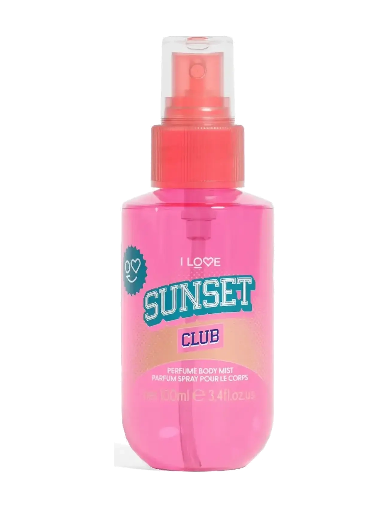 I LOVE I Love Sunset Club Perfume Body Mist, 100 ml, Pink, Fragrance > Fragrance Mists, Dame