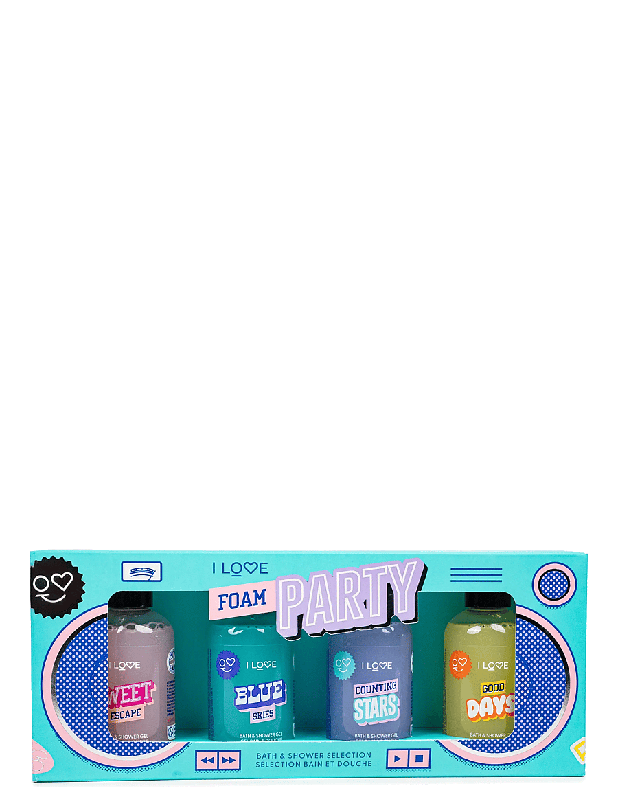 I LOVE - I LOVE Foam Party- Shower Gel Set - giftset - shower gel set - 0