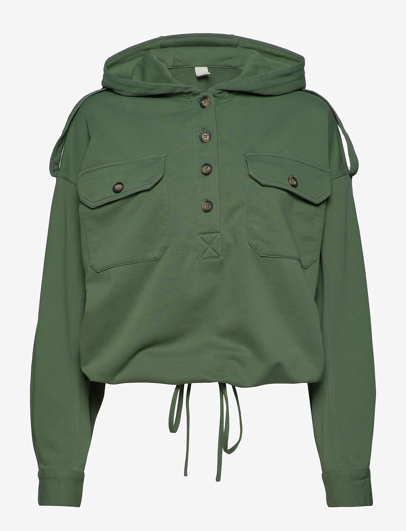 IBEN - Jayden Hoodie AWN - myrtle green - 0