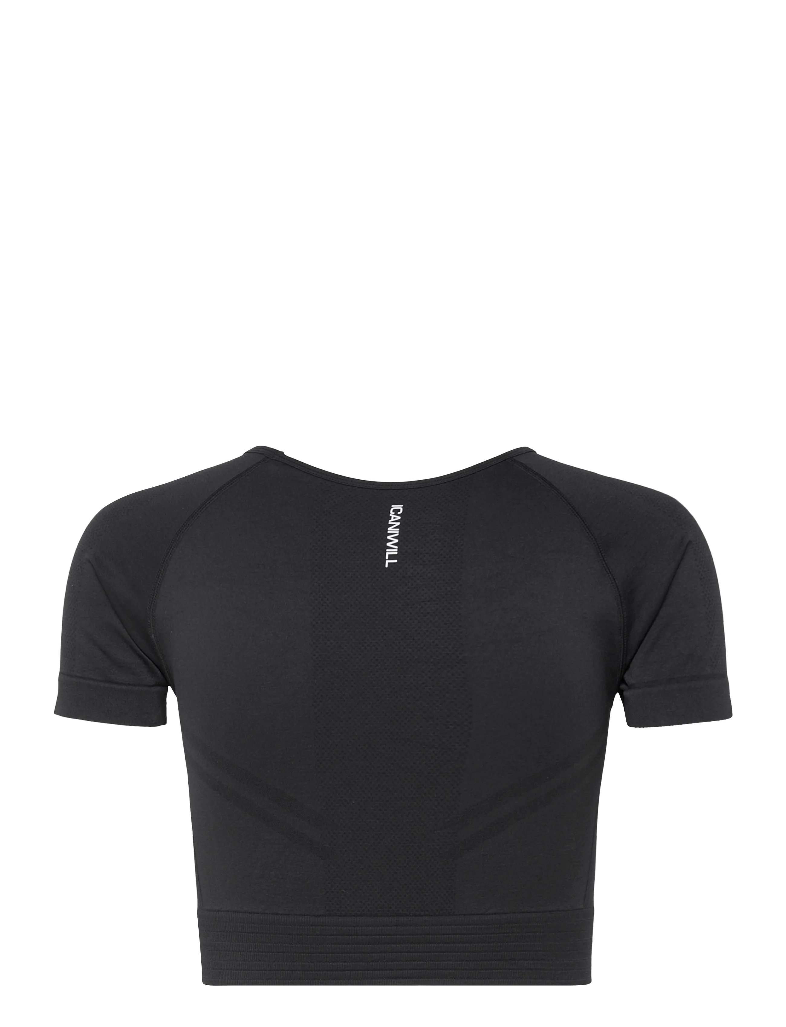 ICANIWILL - Define Seamless Cropped T-shirt Black Wmn - laveste priser - black - 2