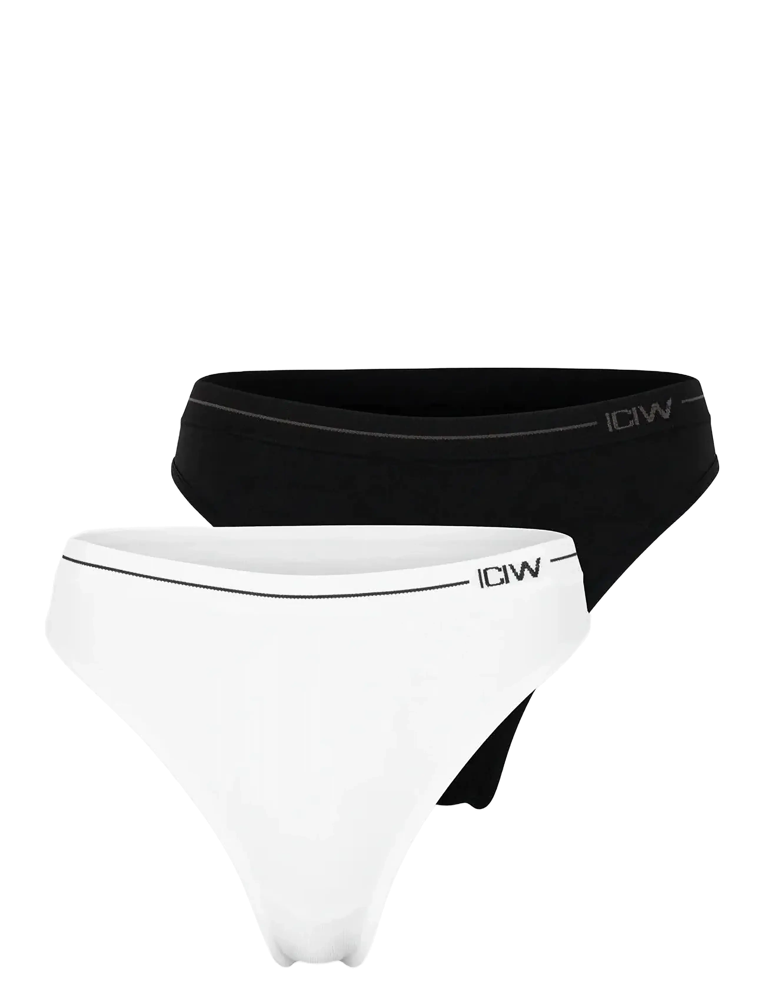 ICANIWILL Everyday Seamless Thong 2-Pack, Kvinder, Sømløs G-streng, Multi/mønstret, Str: XS