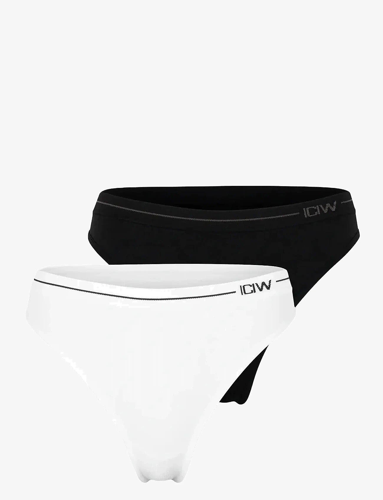 ICANIWILL - Everyday Seamless Thong 2-pack - lowest prices - black/white - 1
