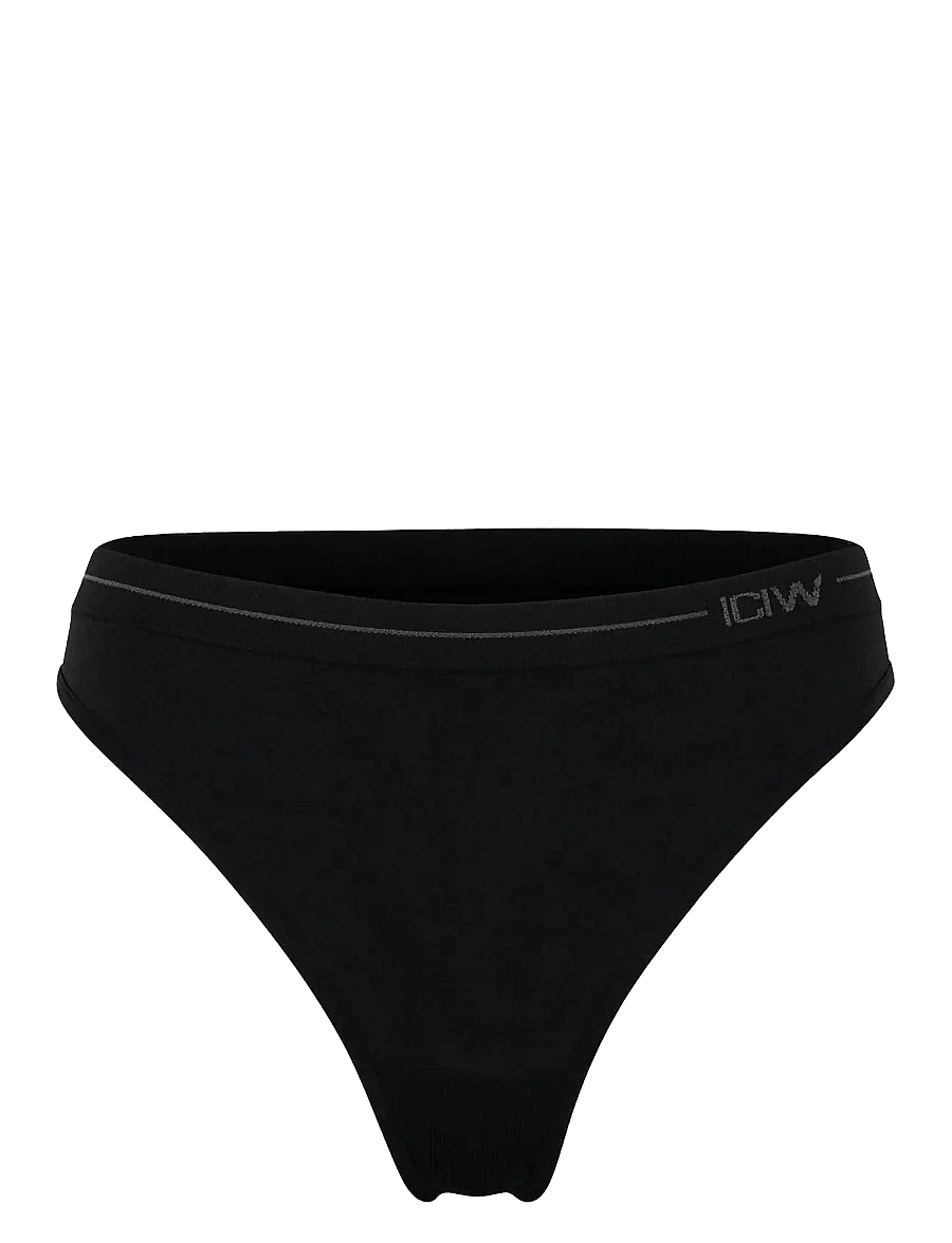ICANIWILL - Everyday Seamless Thong 2-pack - alusvaatteet ja sukat - black/white - 3