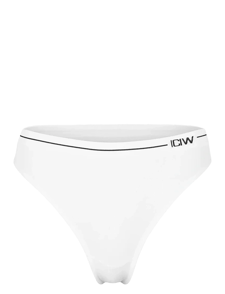 ICANIWILL - Everyday Seamless Thong 2-pack - alusvaatteet ja sukat - black/white - 4