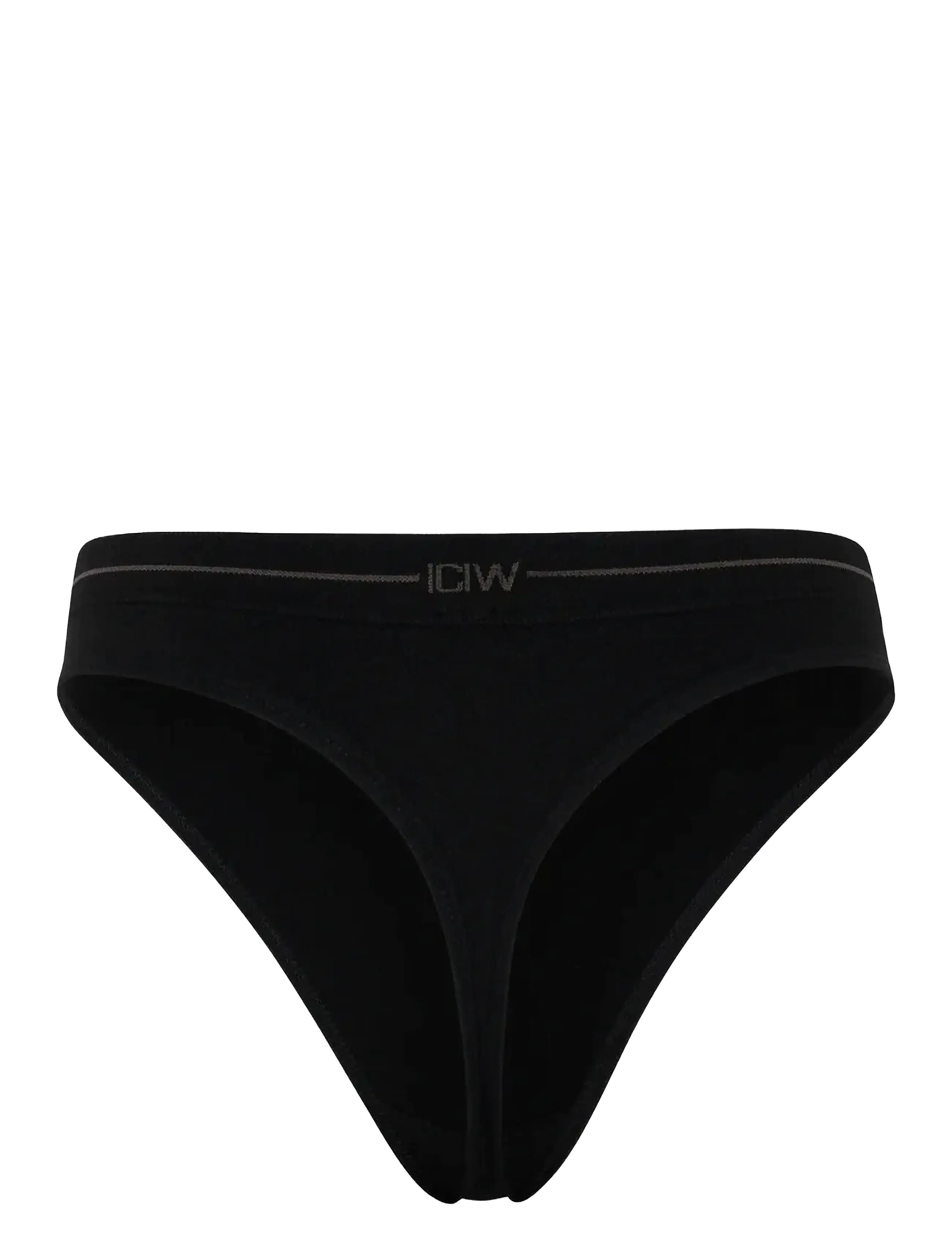 ICANIWILL - Everyday Seamless Thong 2-pack - unterwäsche & socken - black/white - 5