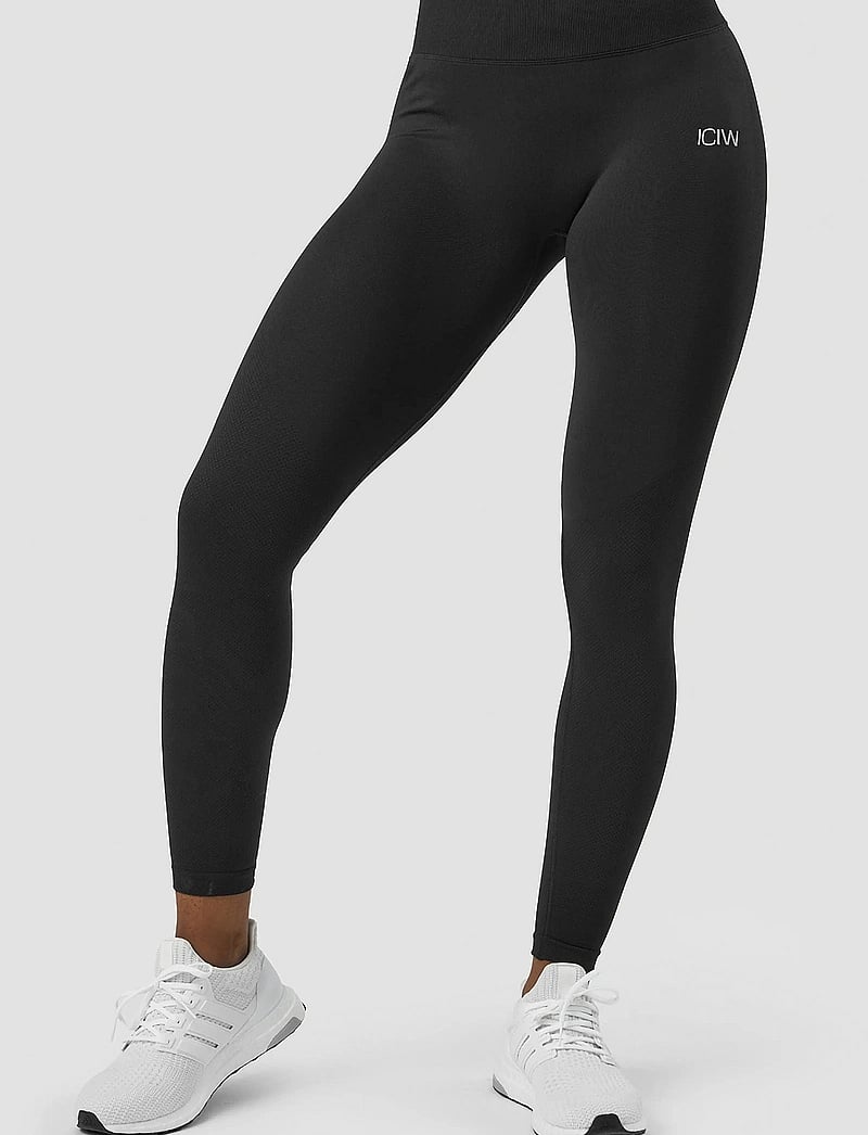 ICANIWILL - Define Seamless Scrunch Tights - trainingstights - black - 0