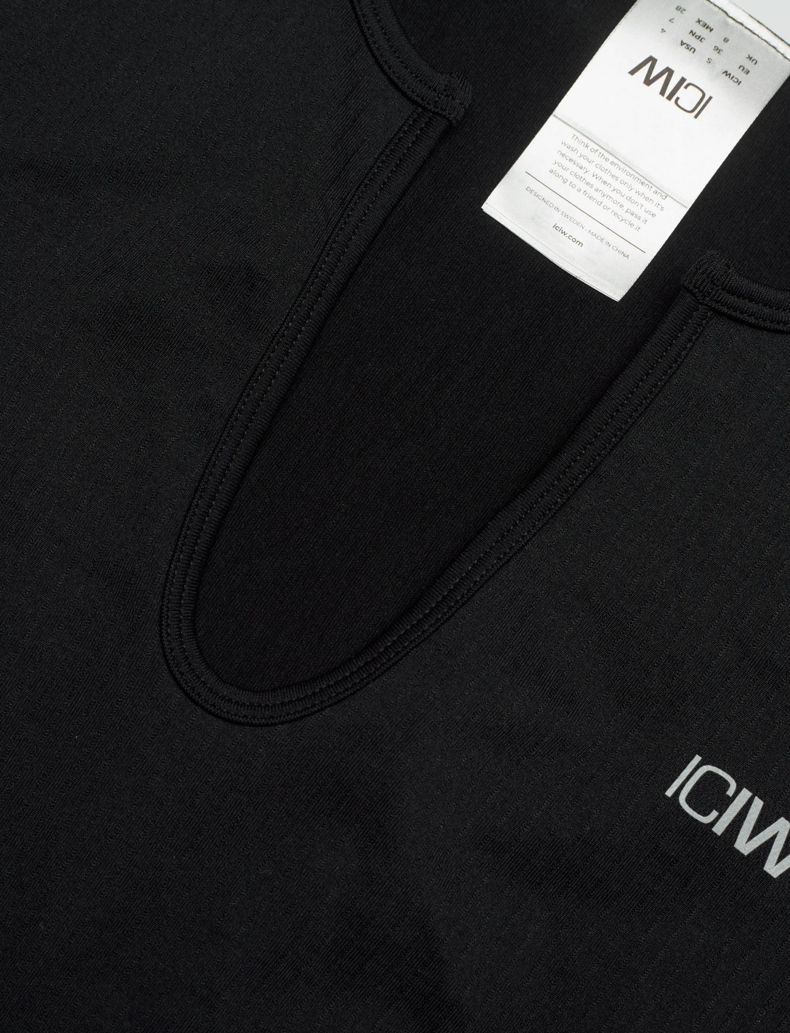 ICANIWILL - Ribbed Define Seamless Cropped T-shirt - laveste priser - black - 5