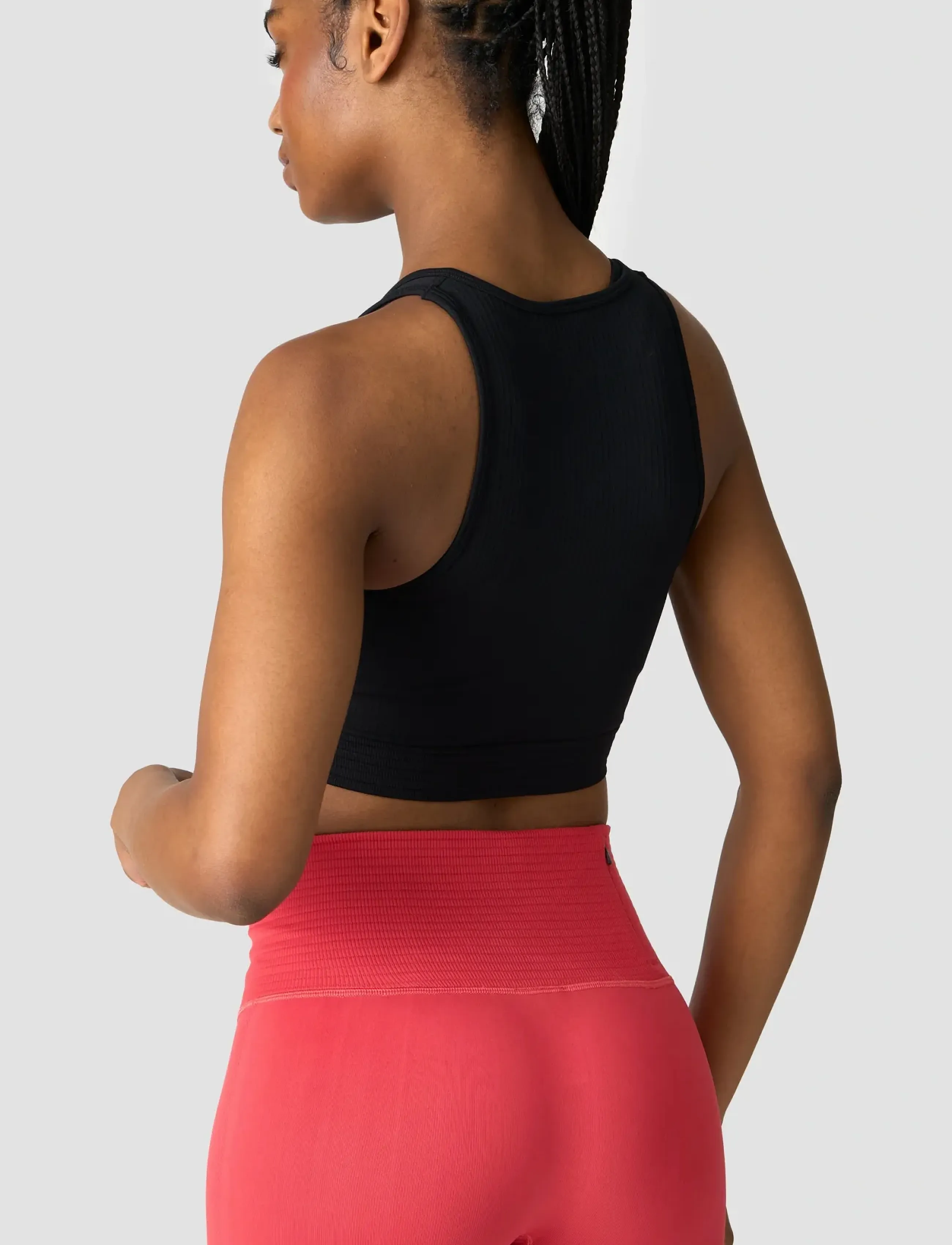 ICANIWILL - Ribbed Define Seamless Tank Top - lägsta priserna - black - 3