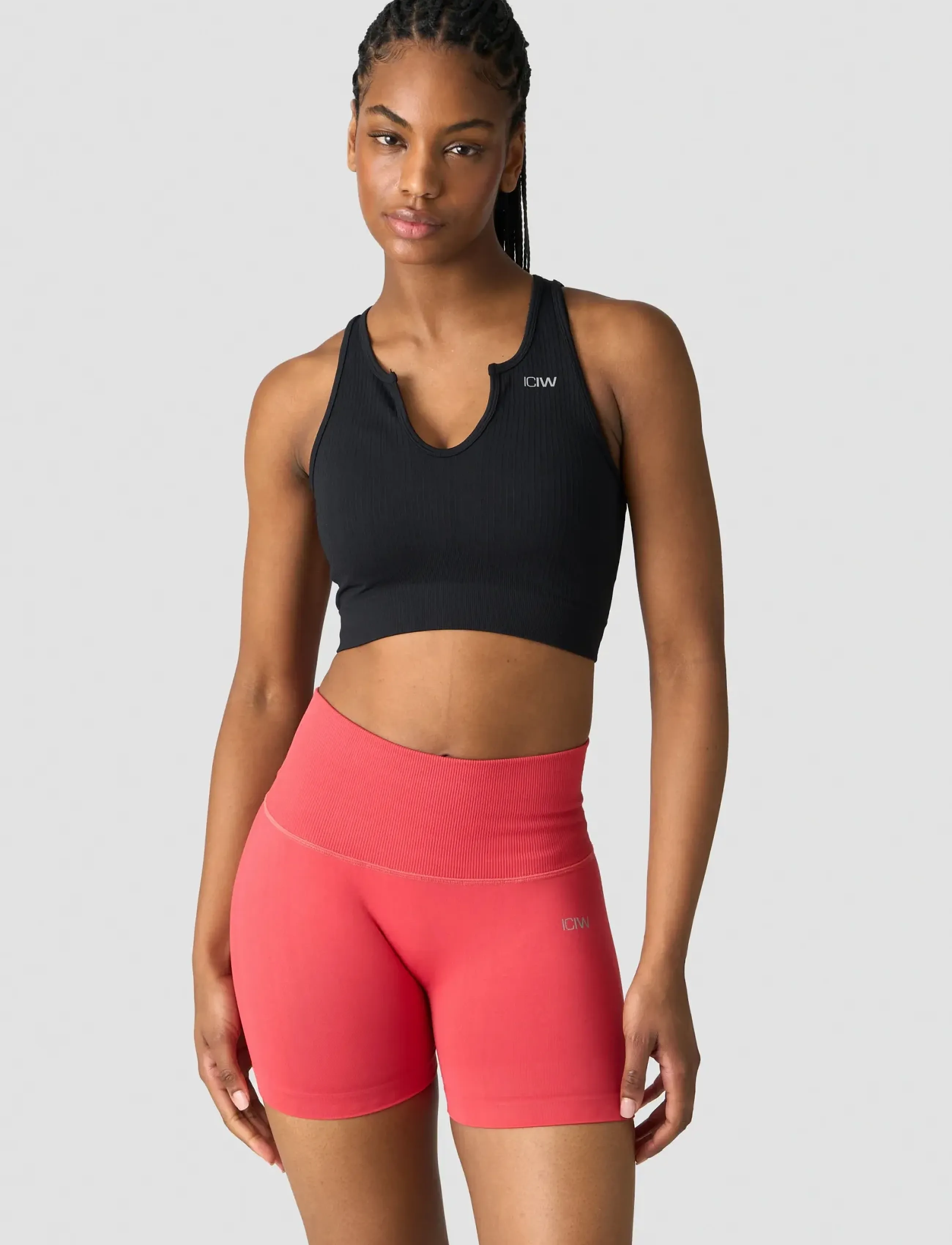 ICANIWILL - Ribbed Define Seamless Tank Top - lägsta priserna - black - 4
