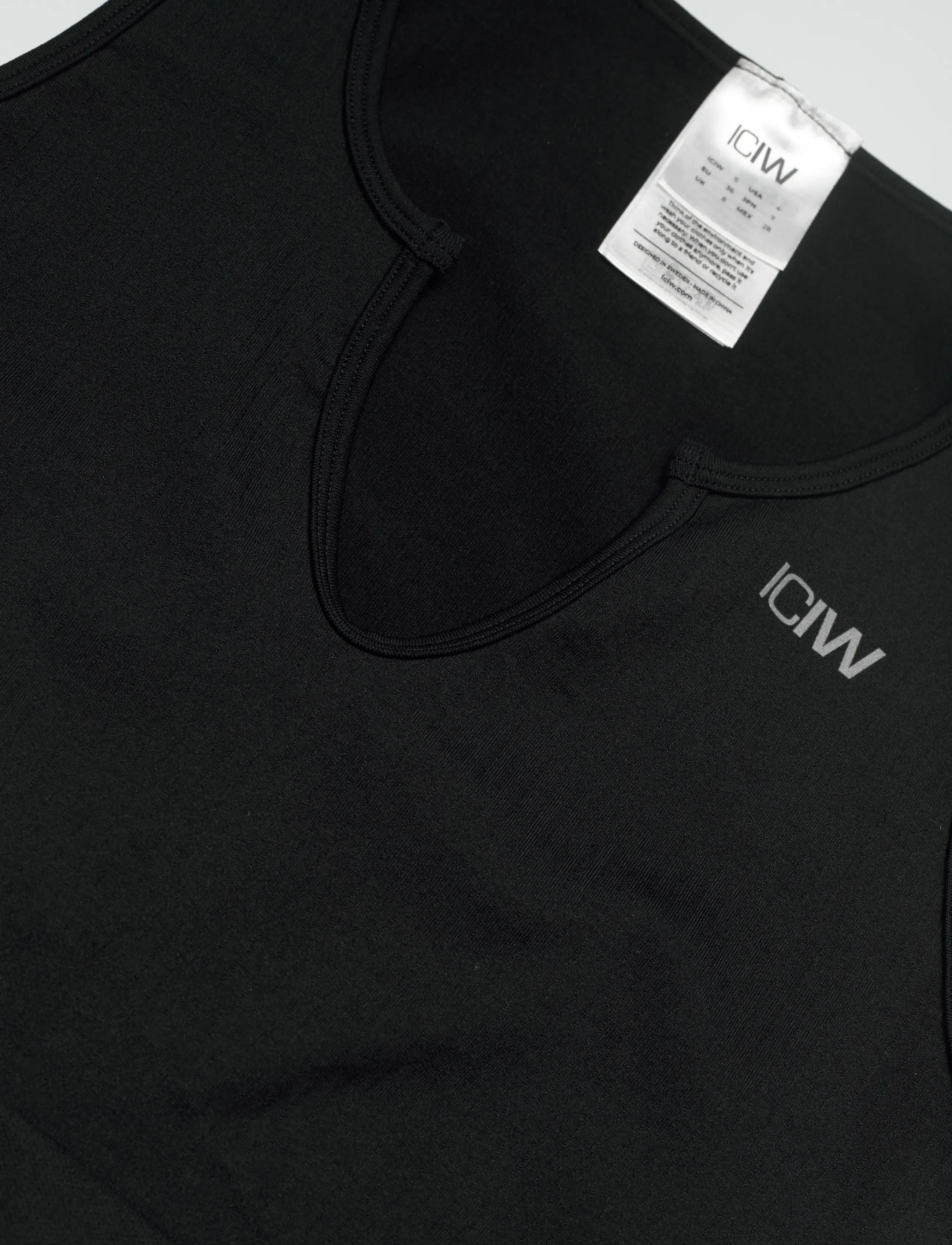 ICANIWILL - Ribbed Define Seamless Tank Top - lägsta priserna - black - 5
