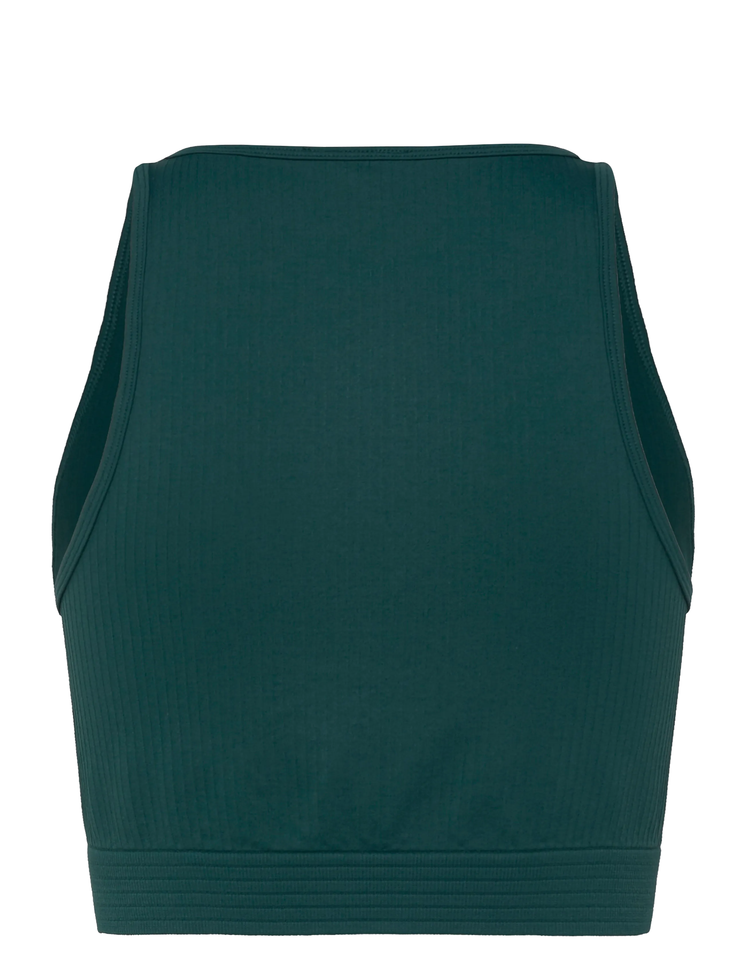 ICANIWILL - Ribbed Define Seamless Tank Top - tank tops - forest green - 2