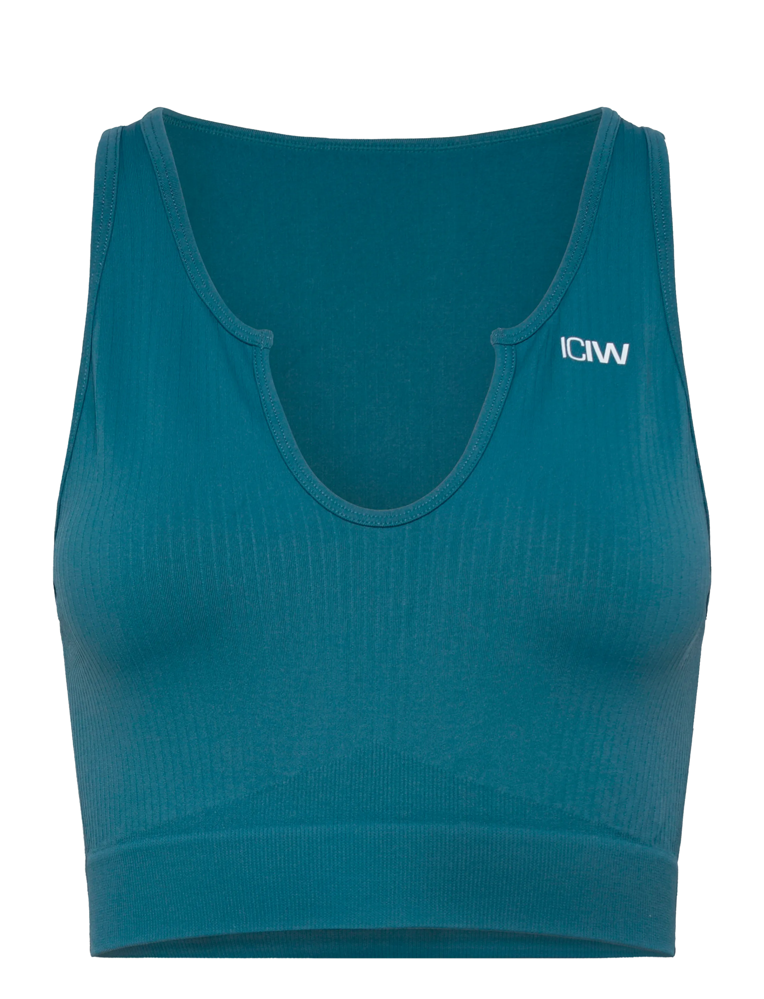 ICANIWILL Ribbed Define Seamless Tank Oberteil Blau - XS - Damen
