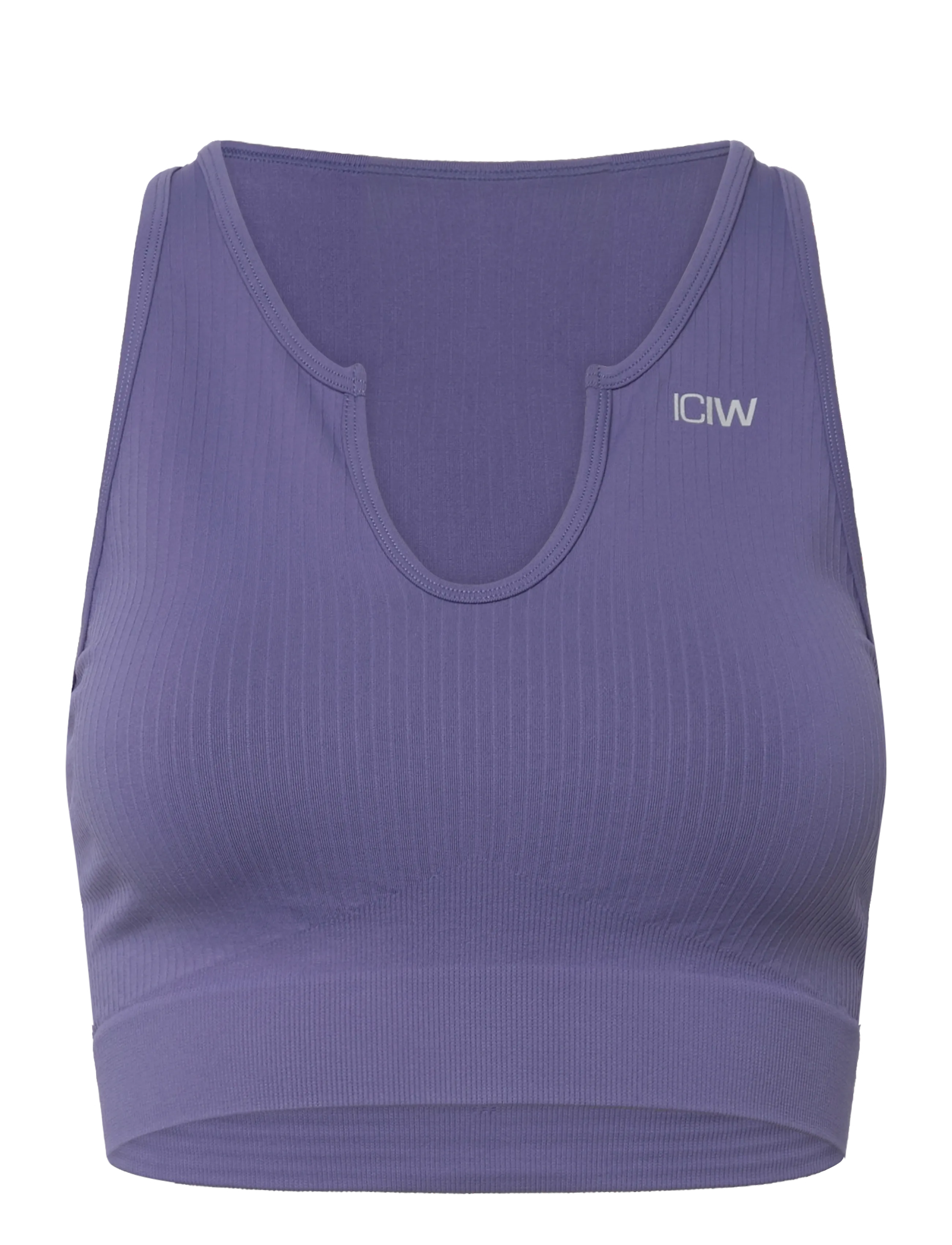 ICANIWILL Ribbed Define Seamless Tank Oberteil Lila - XS - Damen