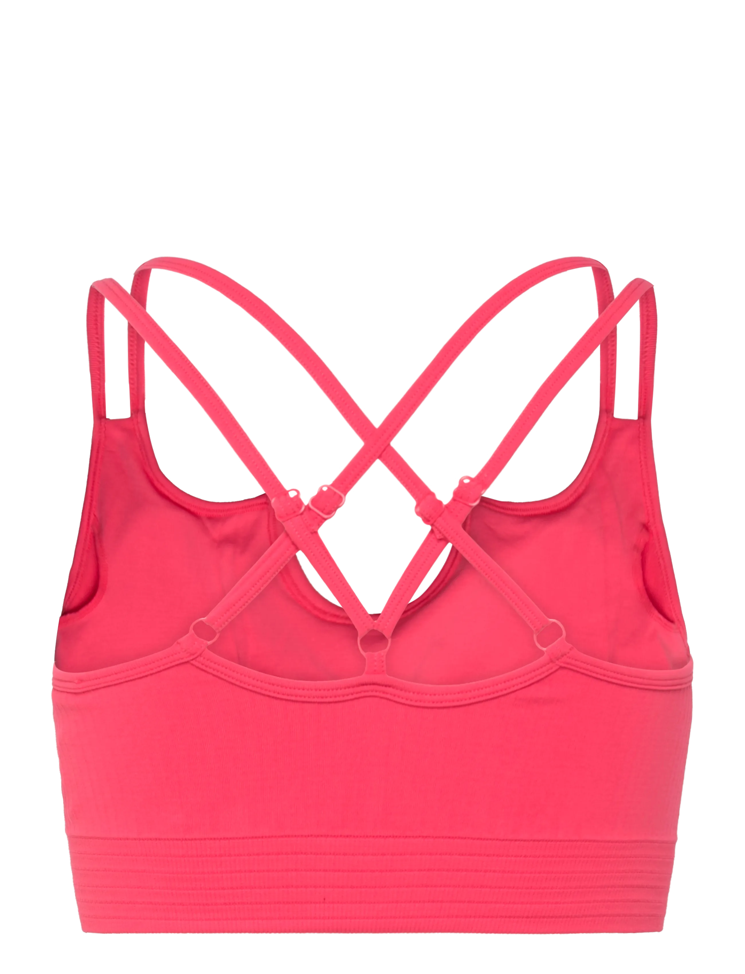 ICANIWILL - Ribbed Define Seamless Strappy Bra - laveste priser - coral red - 2