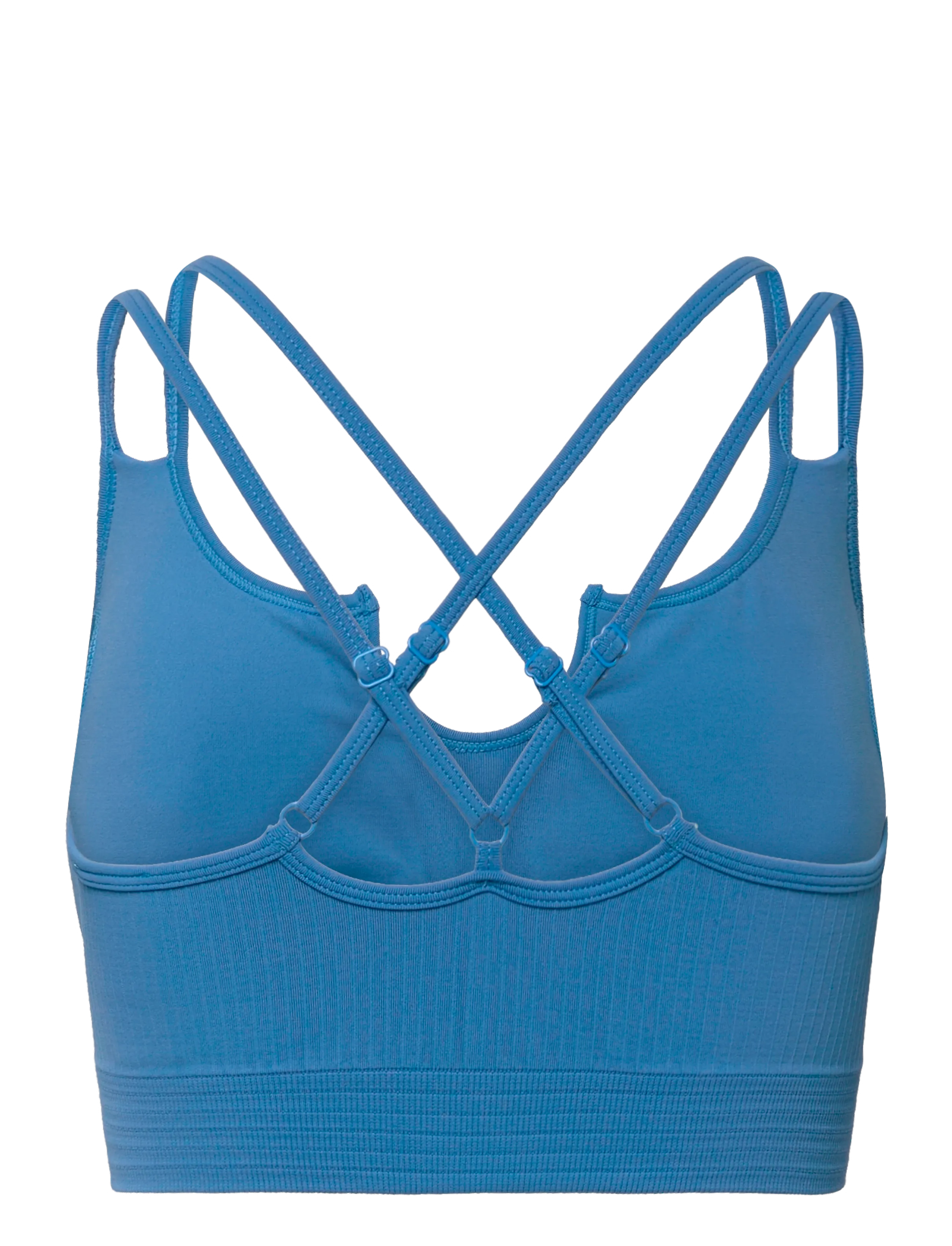 ICANIWILL - Ribbed Define Seamless Strappy Bra - laveste priser - pacific blue - 2