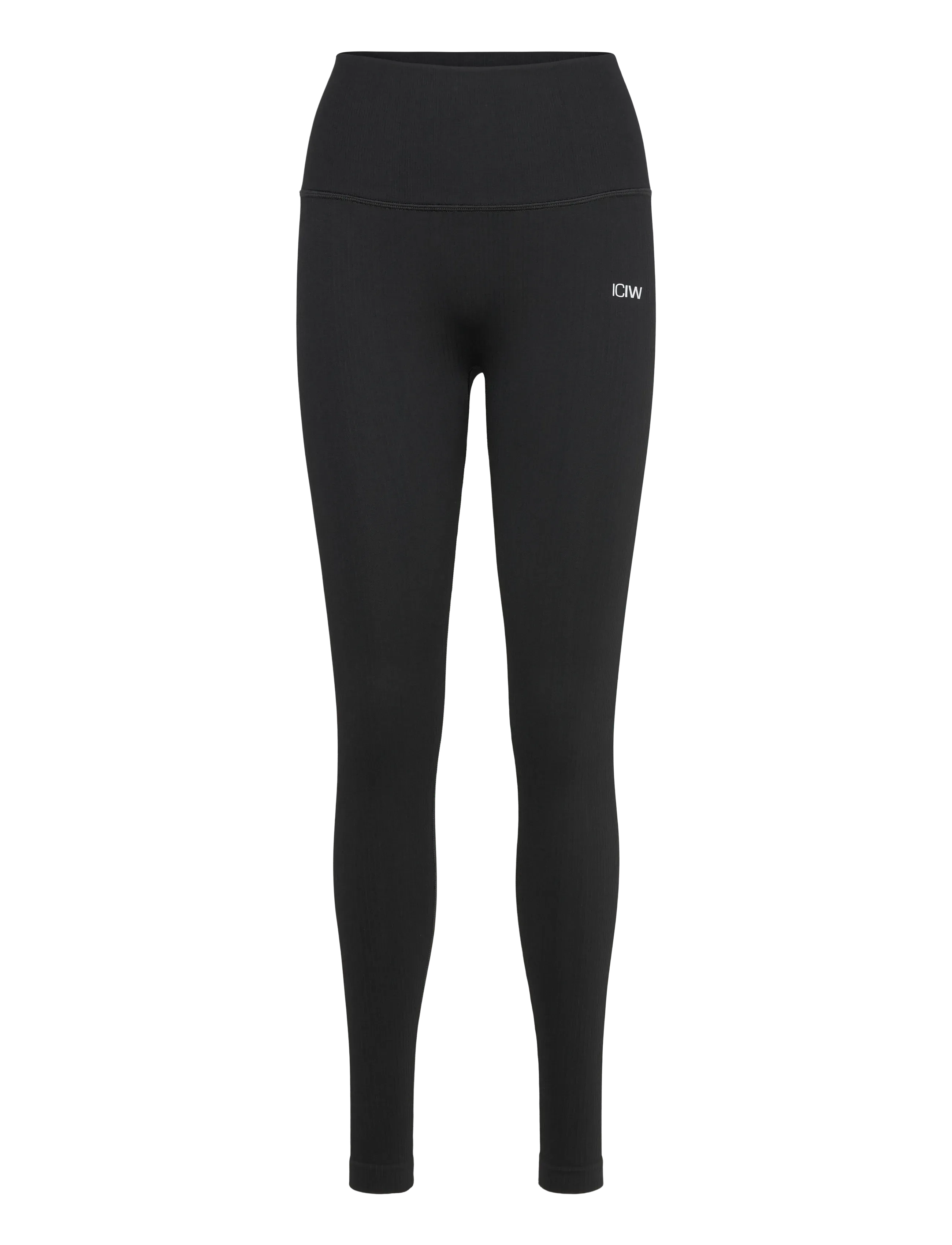 ICANIWILL Ribbed Define Seamless Pocket Strumpfhose Schwarz - S - Damen