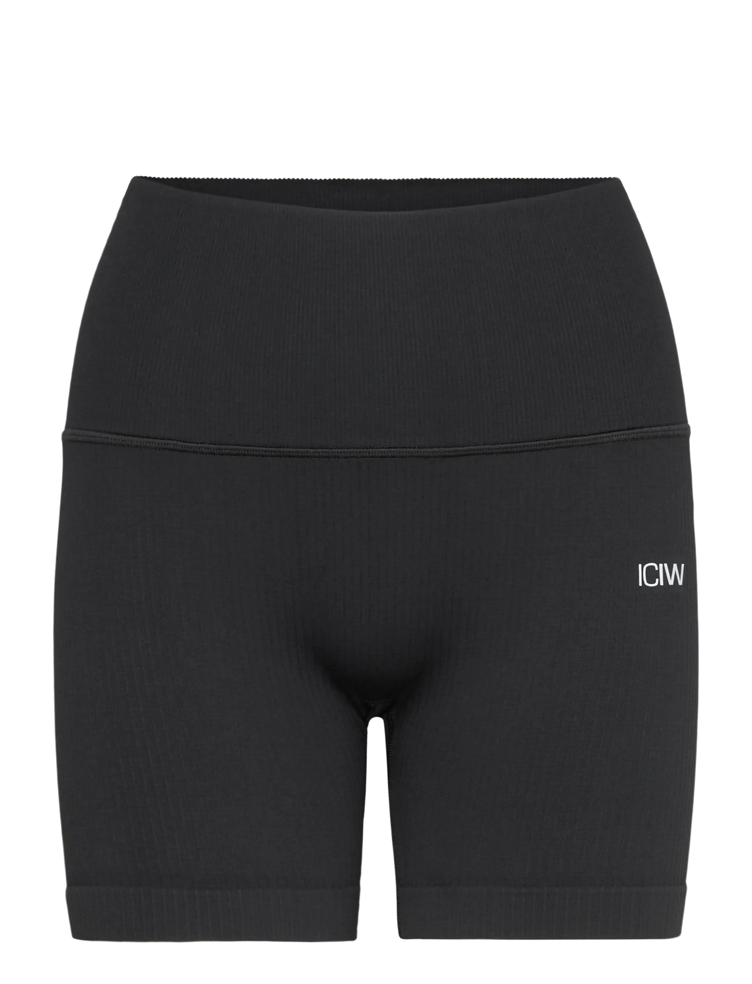 ICANIWILL Ribbed Define Seamless Pocket Shorts - Treening - BLACK / black
