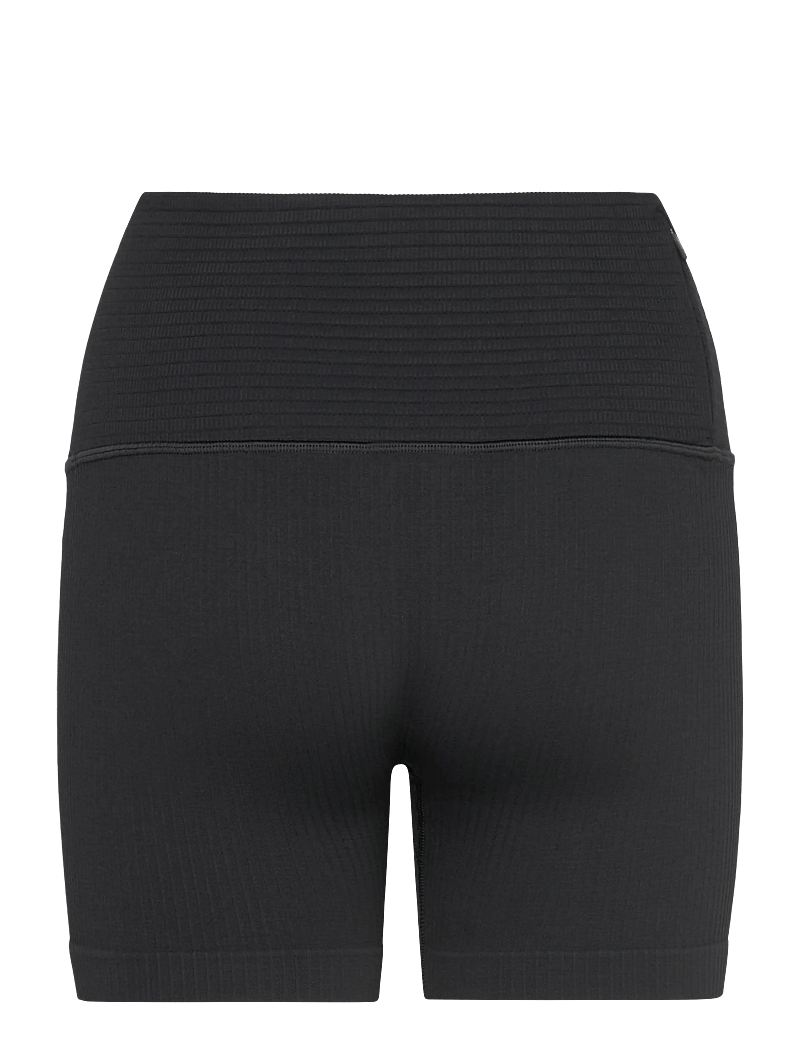 ICANIWILL - Ribbed Define Seamless Pocket Shorts - treningstights - black - 2