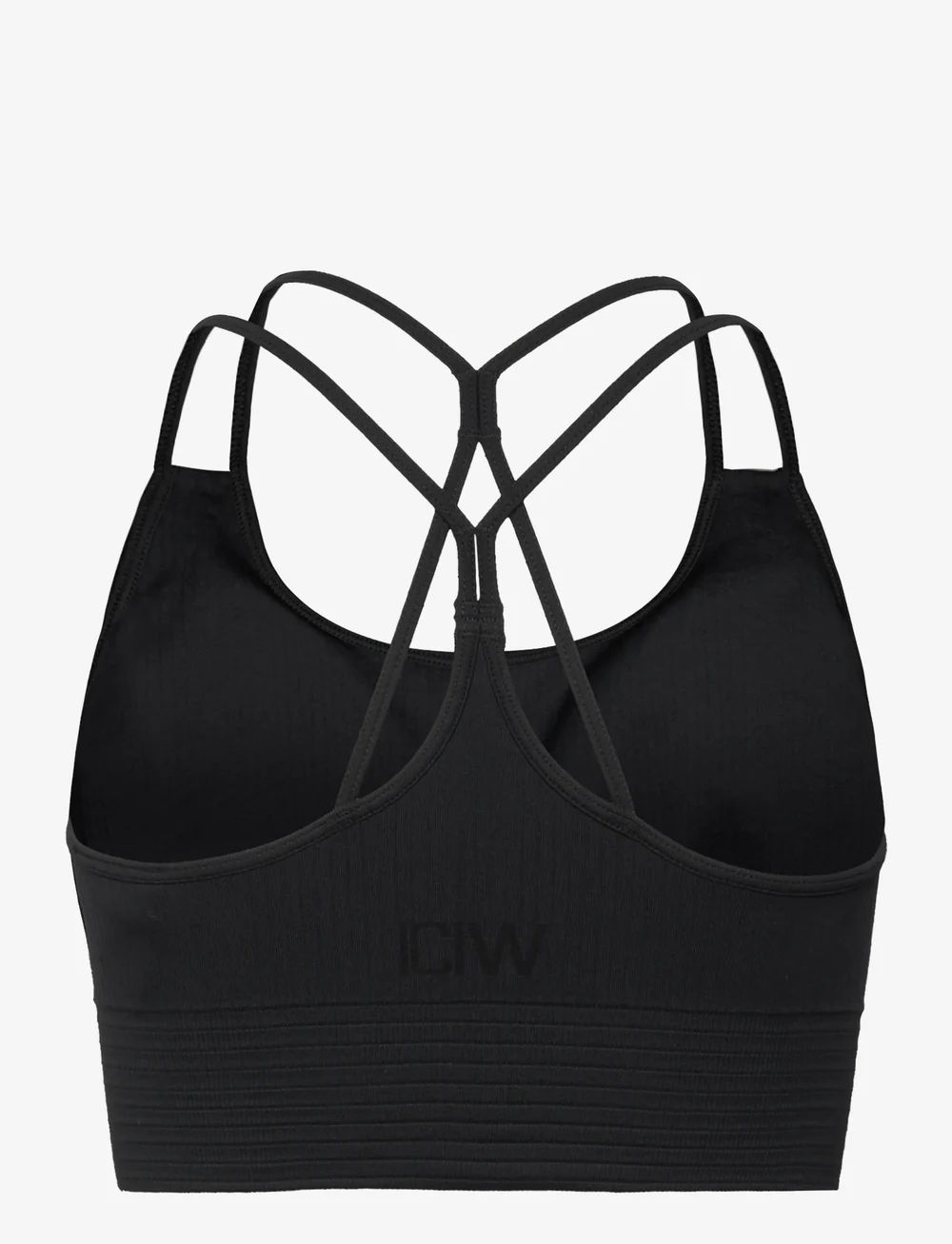 ICANIWILL - Ribbed Define Seamless Sports Bra - sport-bhs - black - 2