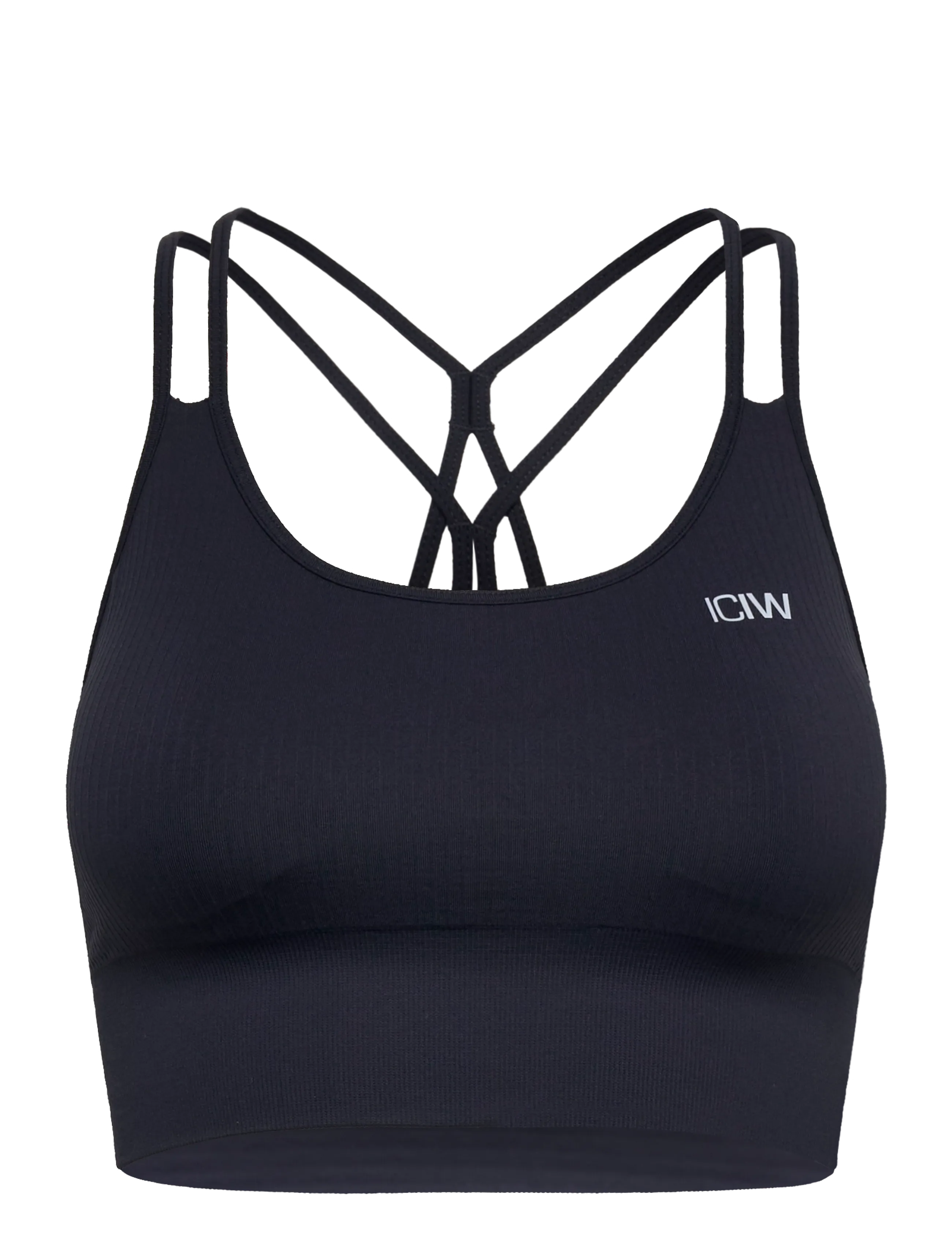 ICANIWILL Ribbed Define Seamless Sport BH Schwarz - XS - Damen