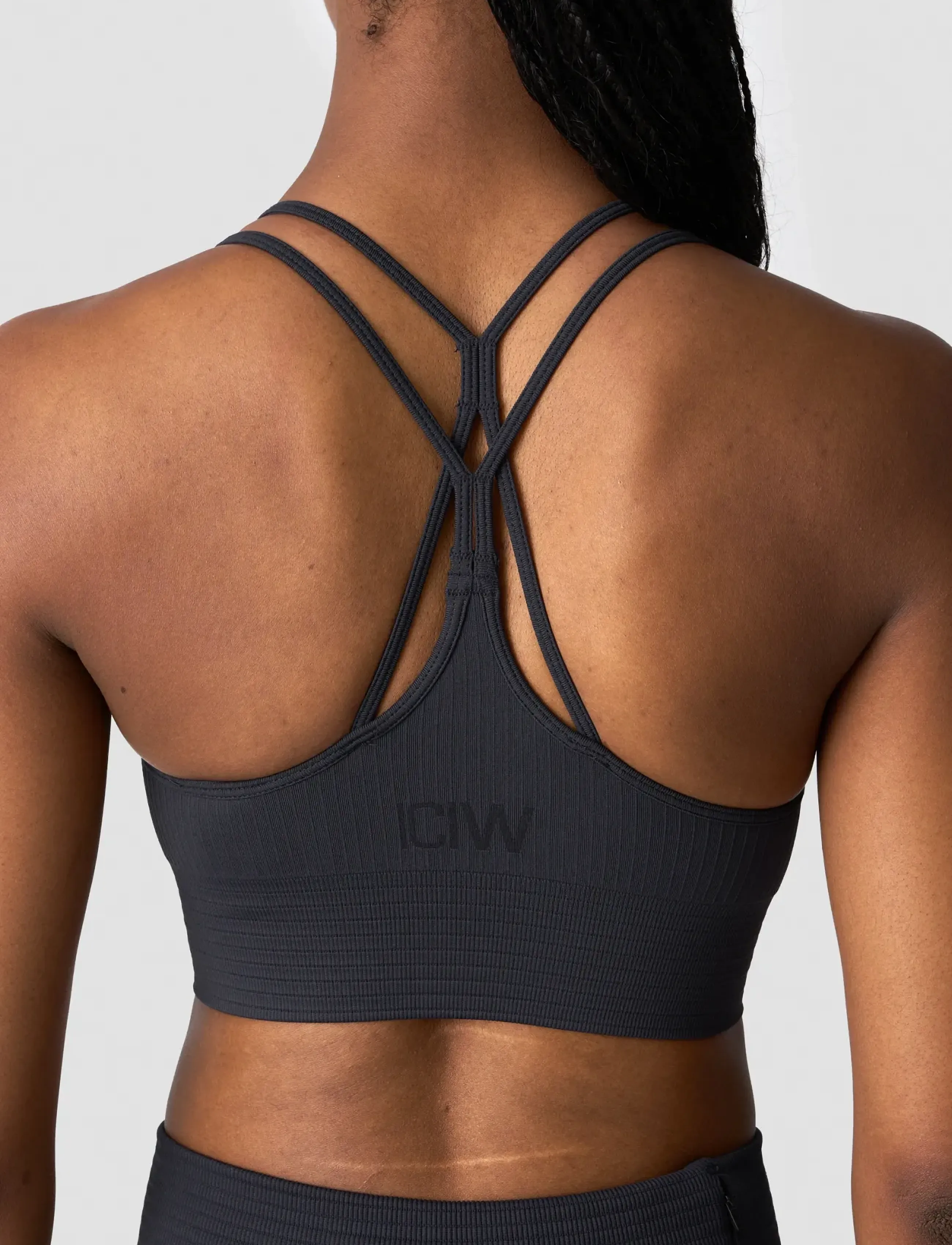 ICANIWILL - Ribbed Define Seamless Sports Bra - die niedrigsten preise - dusty black - 3