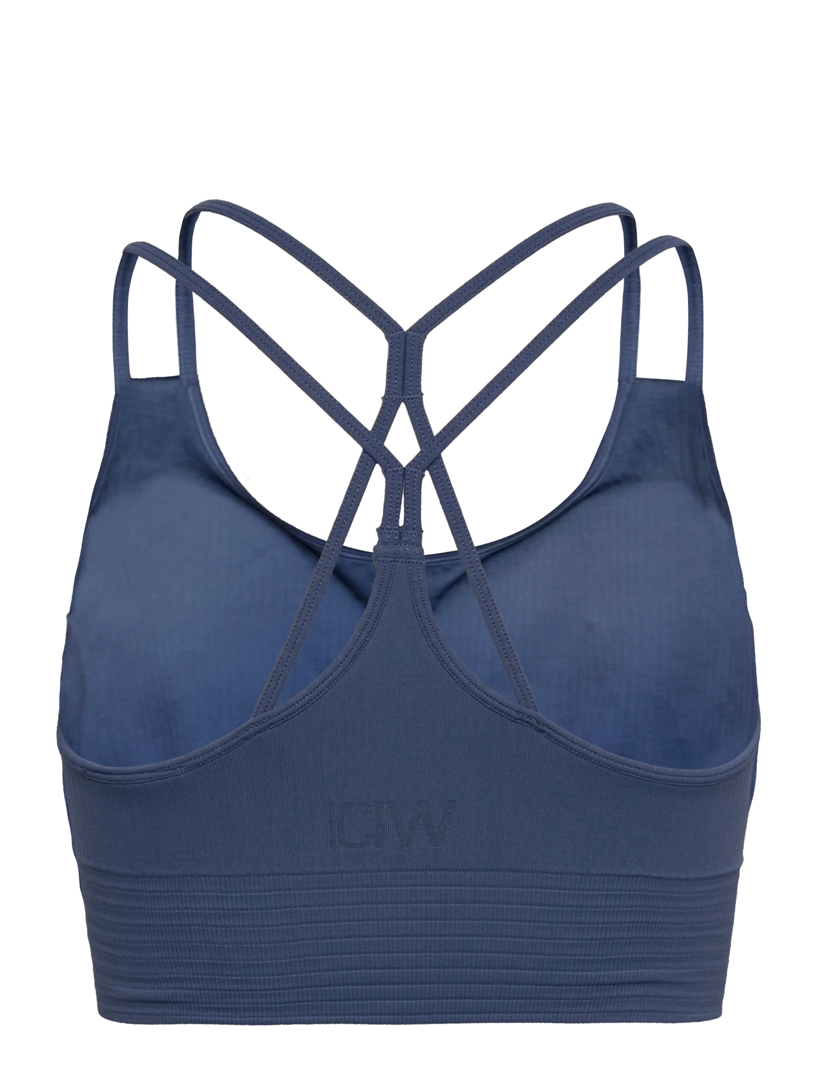 ICANIWILL - Ribbed Define Seamless Sports Bra - laveste priser - dusty twilight blue - 2