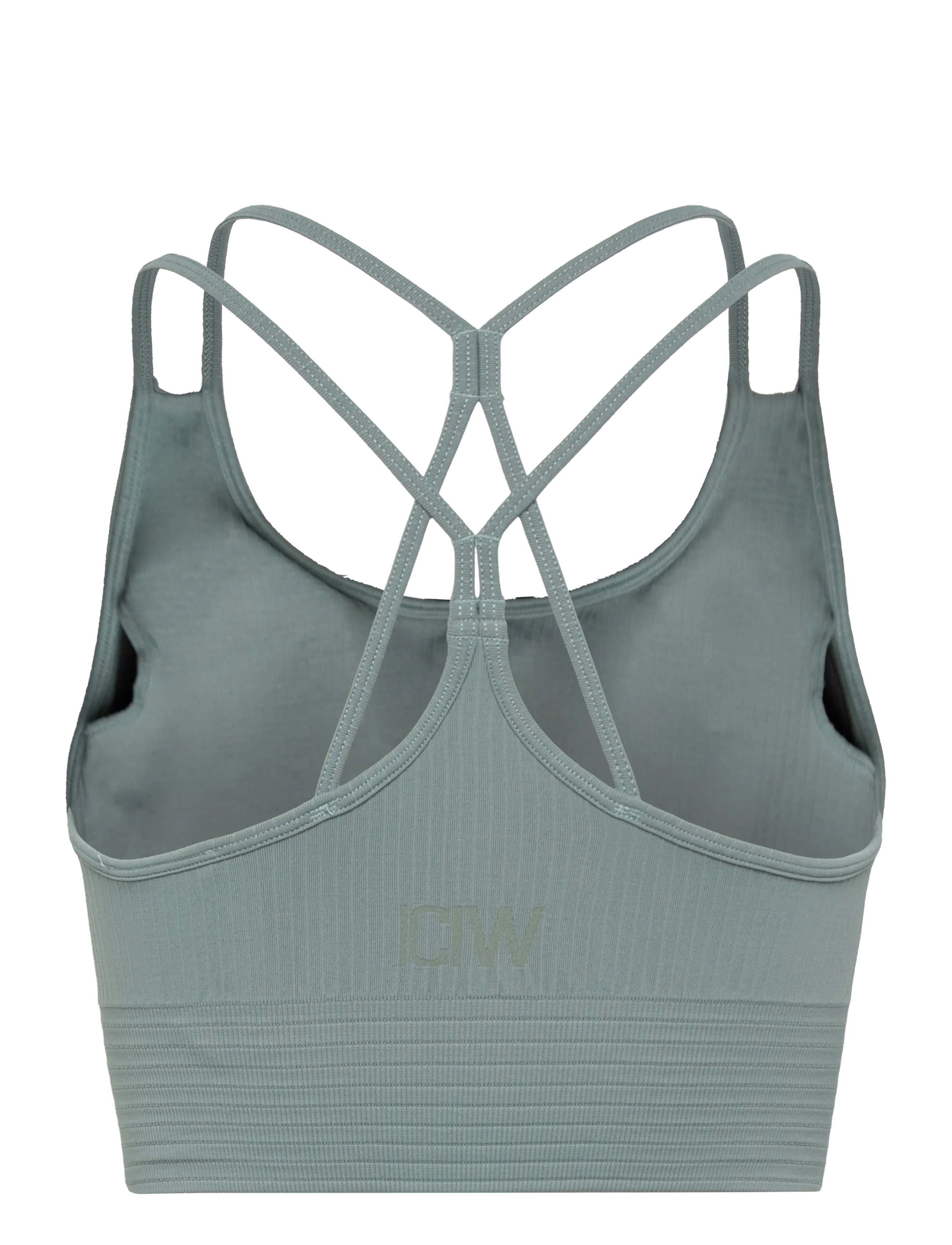 ICANIWILL - Ribbed Define Seamless Sports Bra - die niedrigsten preise - fog grey - 2