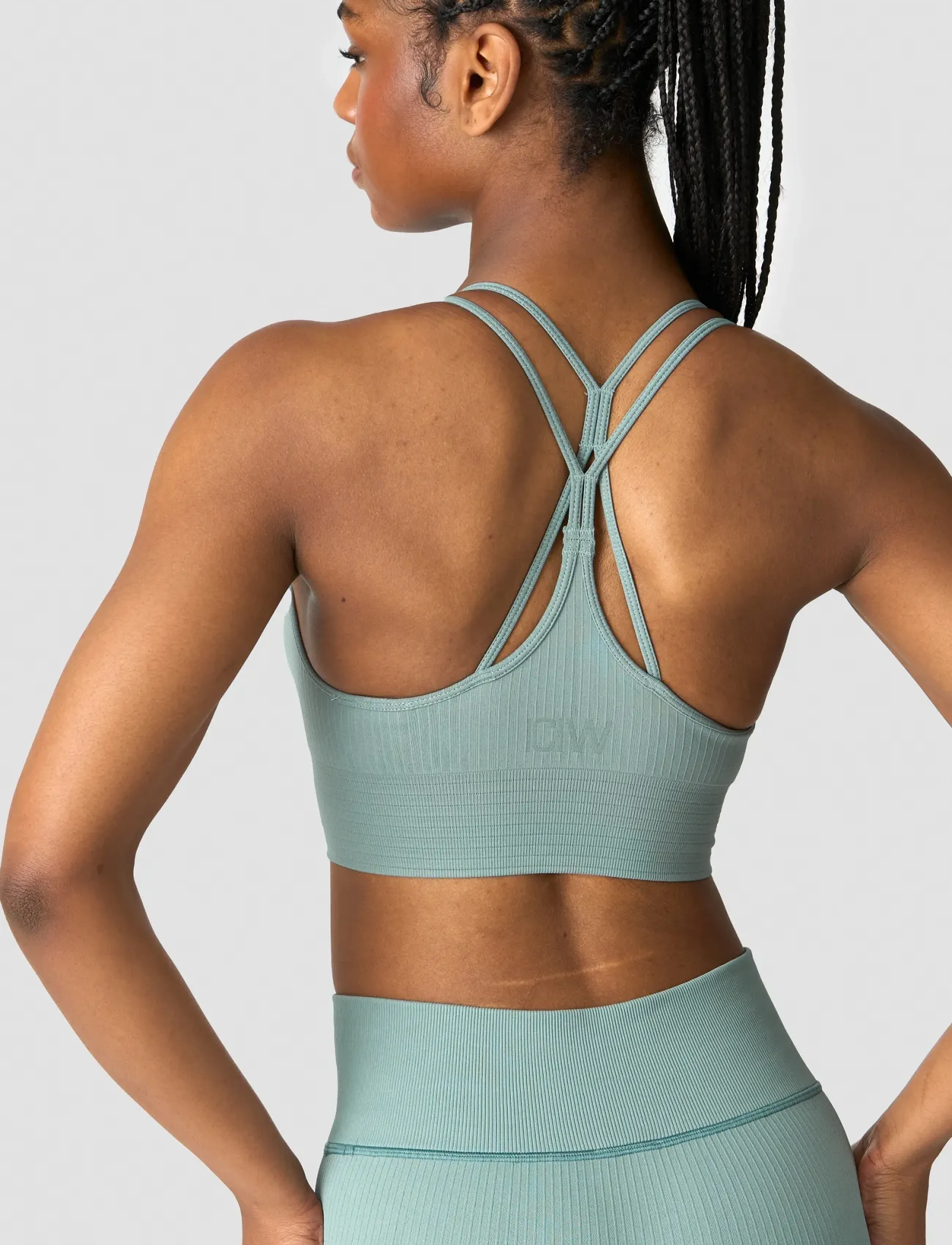 ICANIWILL - Ribbed Define Seamless Sports Bra - die niedrigsten preise - fog grey - 3
