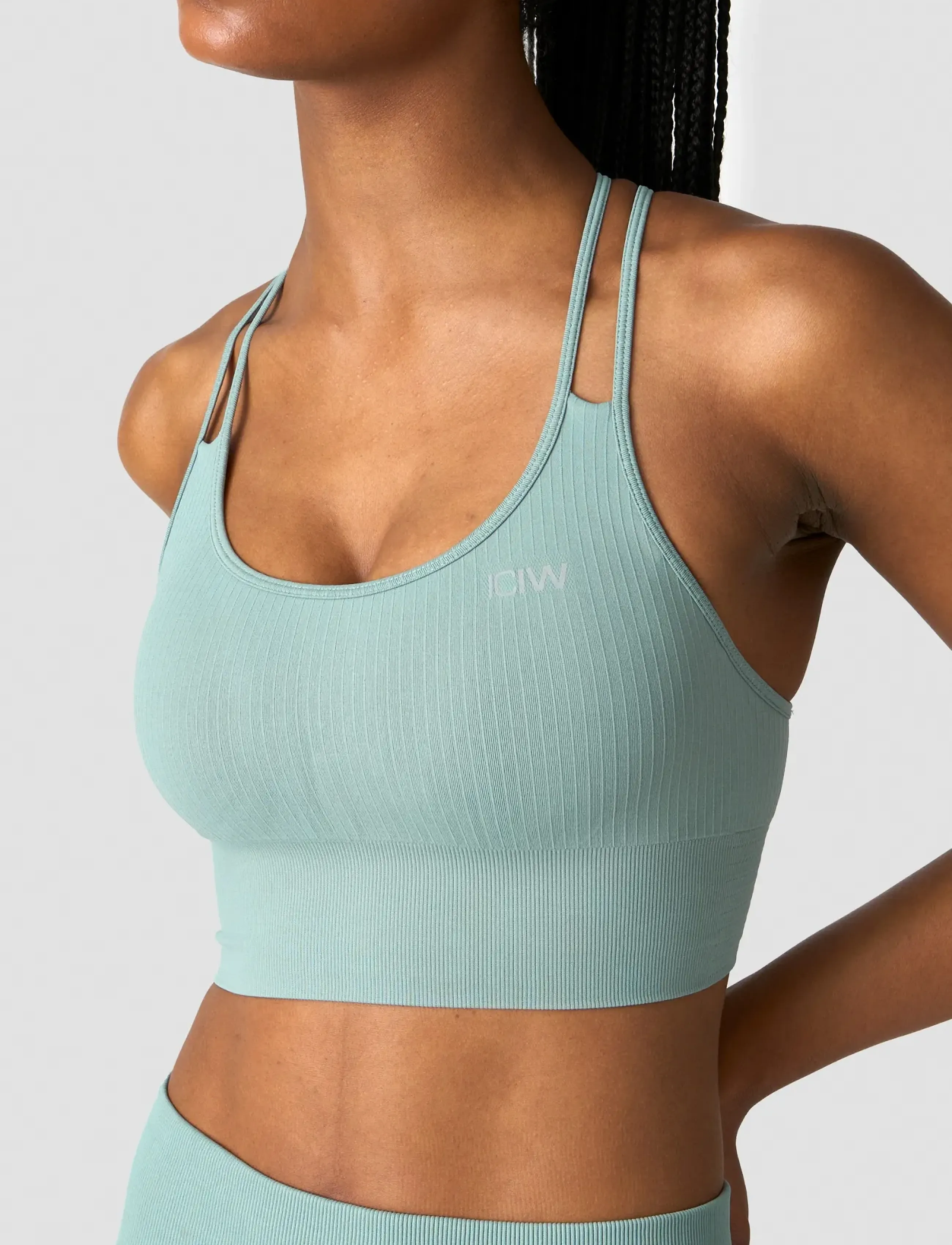 ICANIWILL - Ribbed Define Seamless Sports Bra - die niedrigsten preise - fog grey - 4