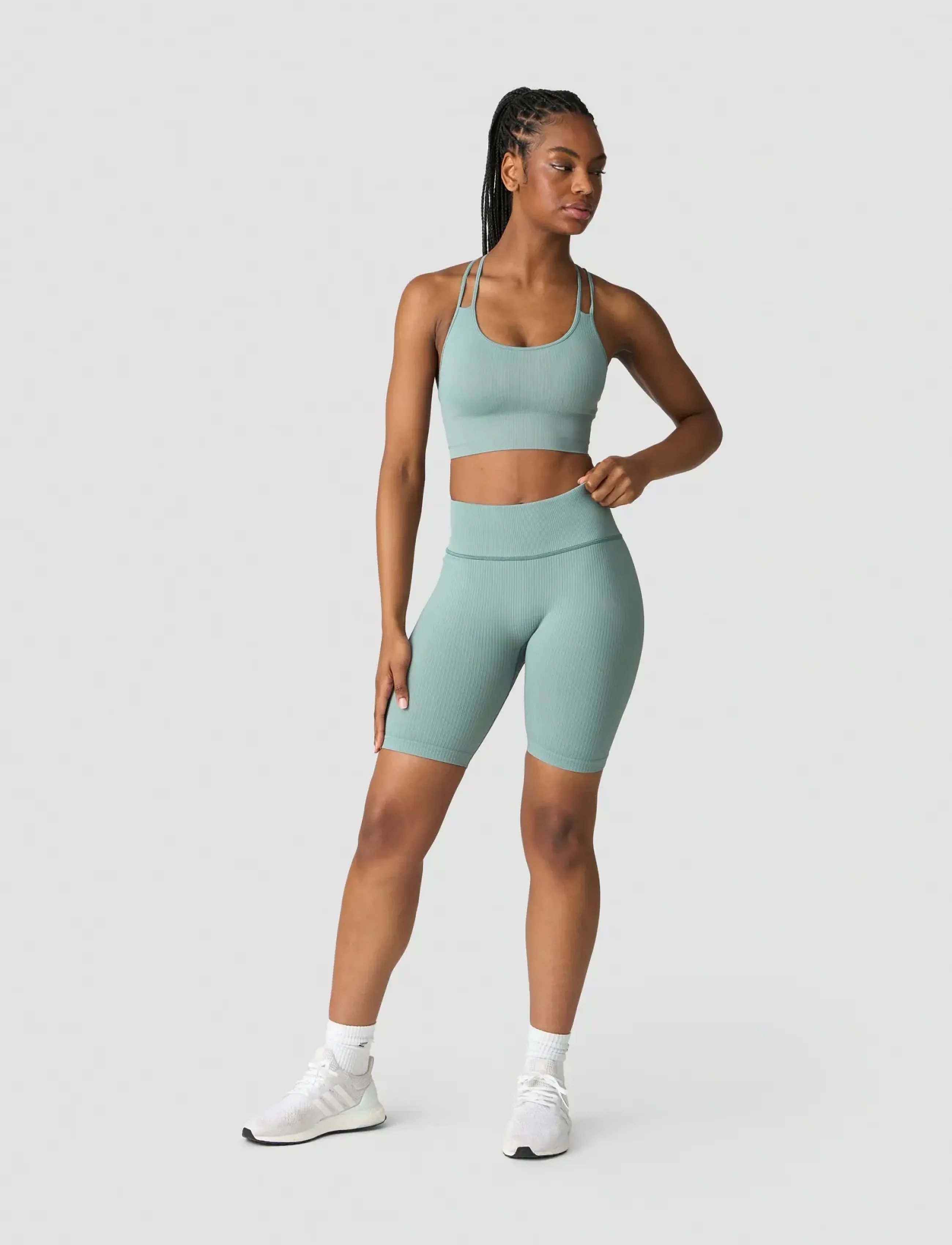 ICANIWILL - Ribbed Define Seamless Sports Bra - die niedrigsten preise - fog grey - 5
