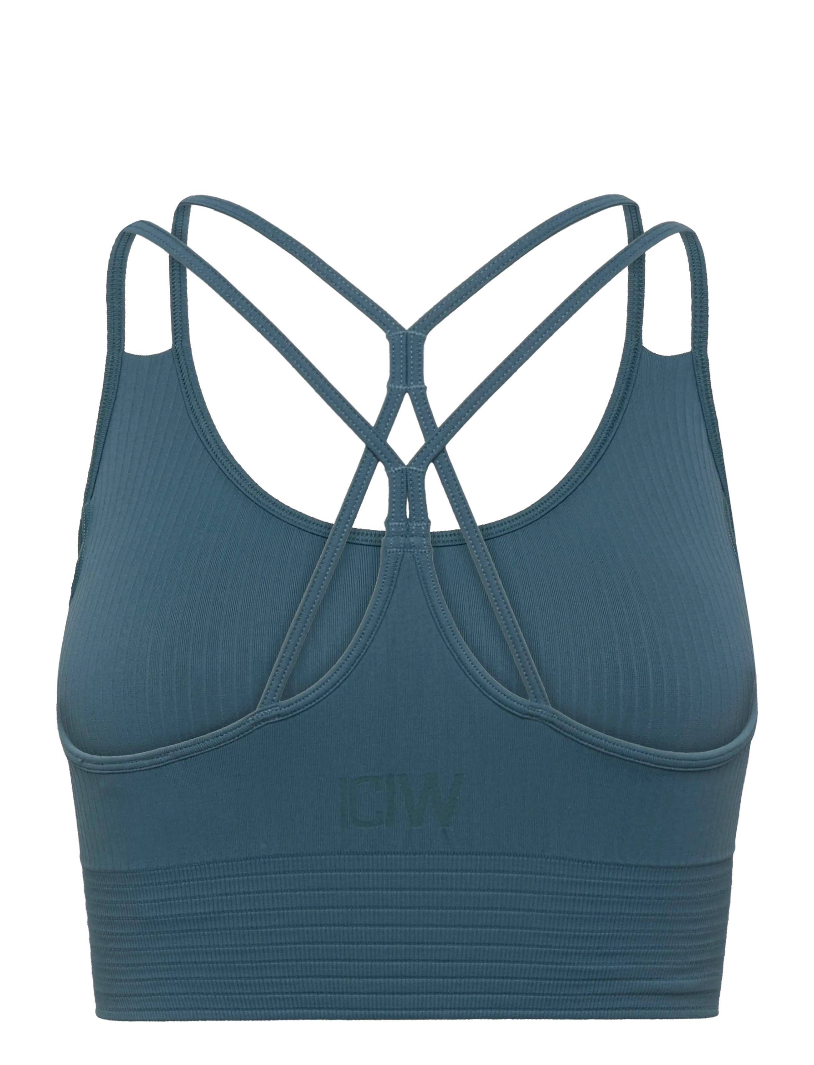 ICANIWILL - Ribbed Define Seamless Sports Bra - laveste priser - light faded teal - 2
