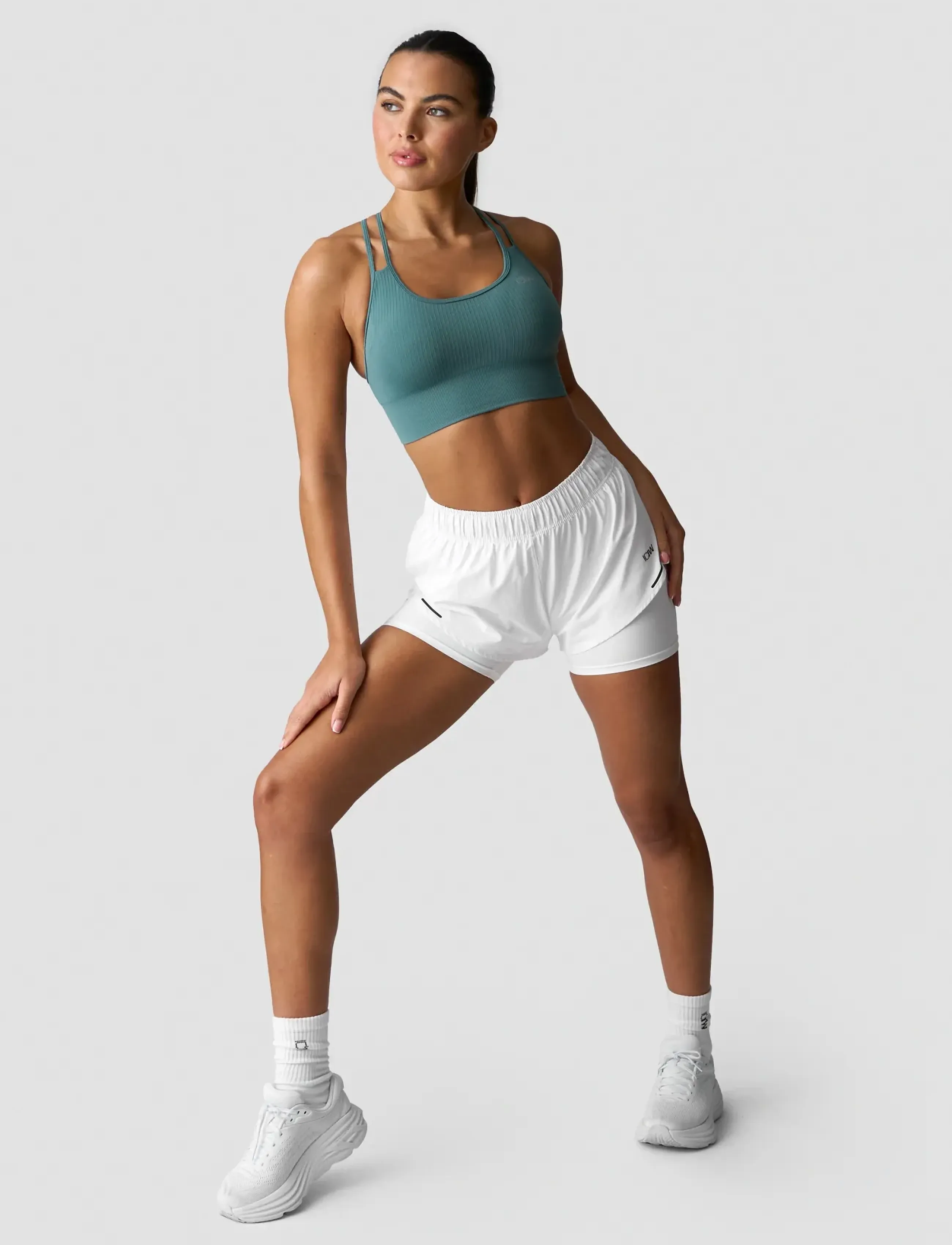 ICANIWILL - Ribbed Define Seamless Sports Bra - lowest prices - light jungle green - 3